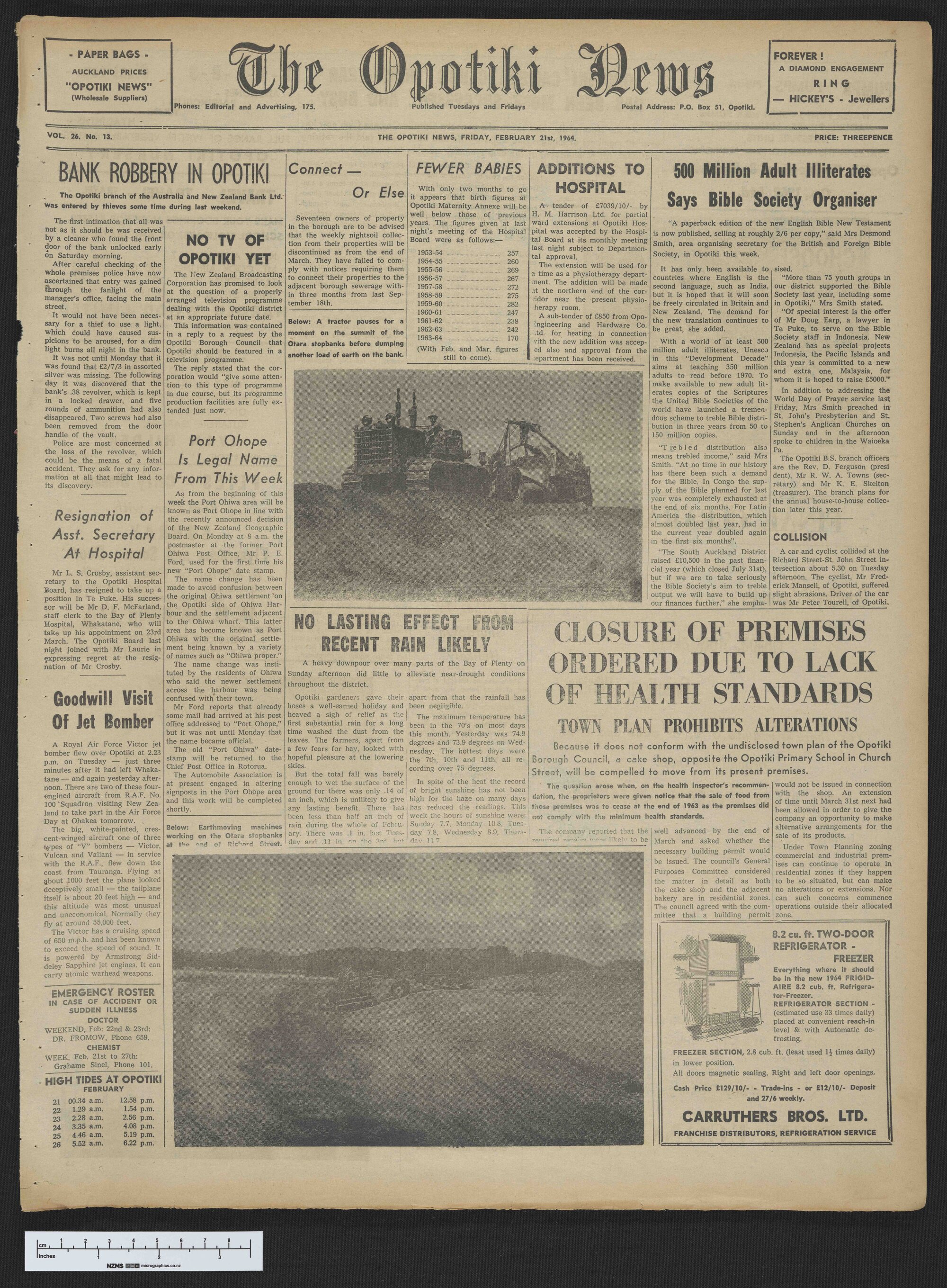 1964-02-21 Opotiki News