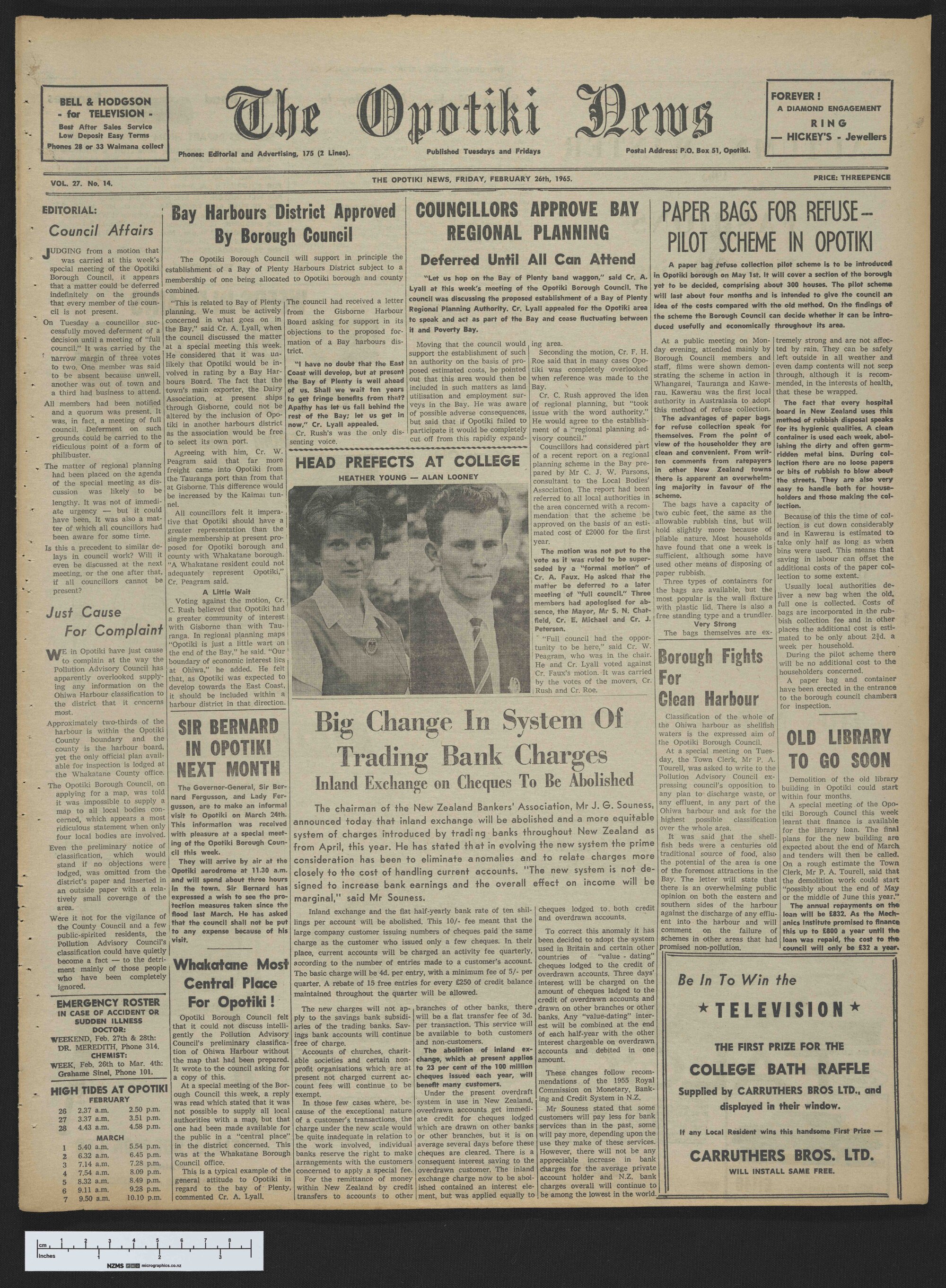 1965-02-26 Opotiki News