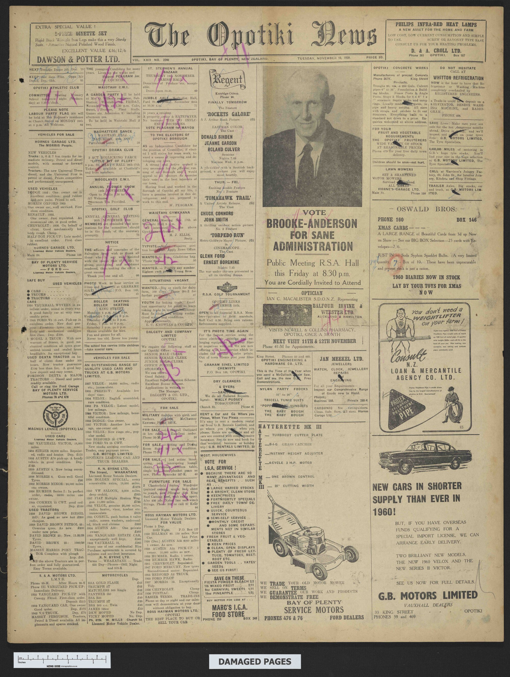 1959-11-10 Opotiki News