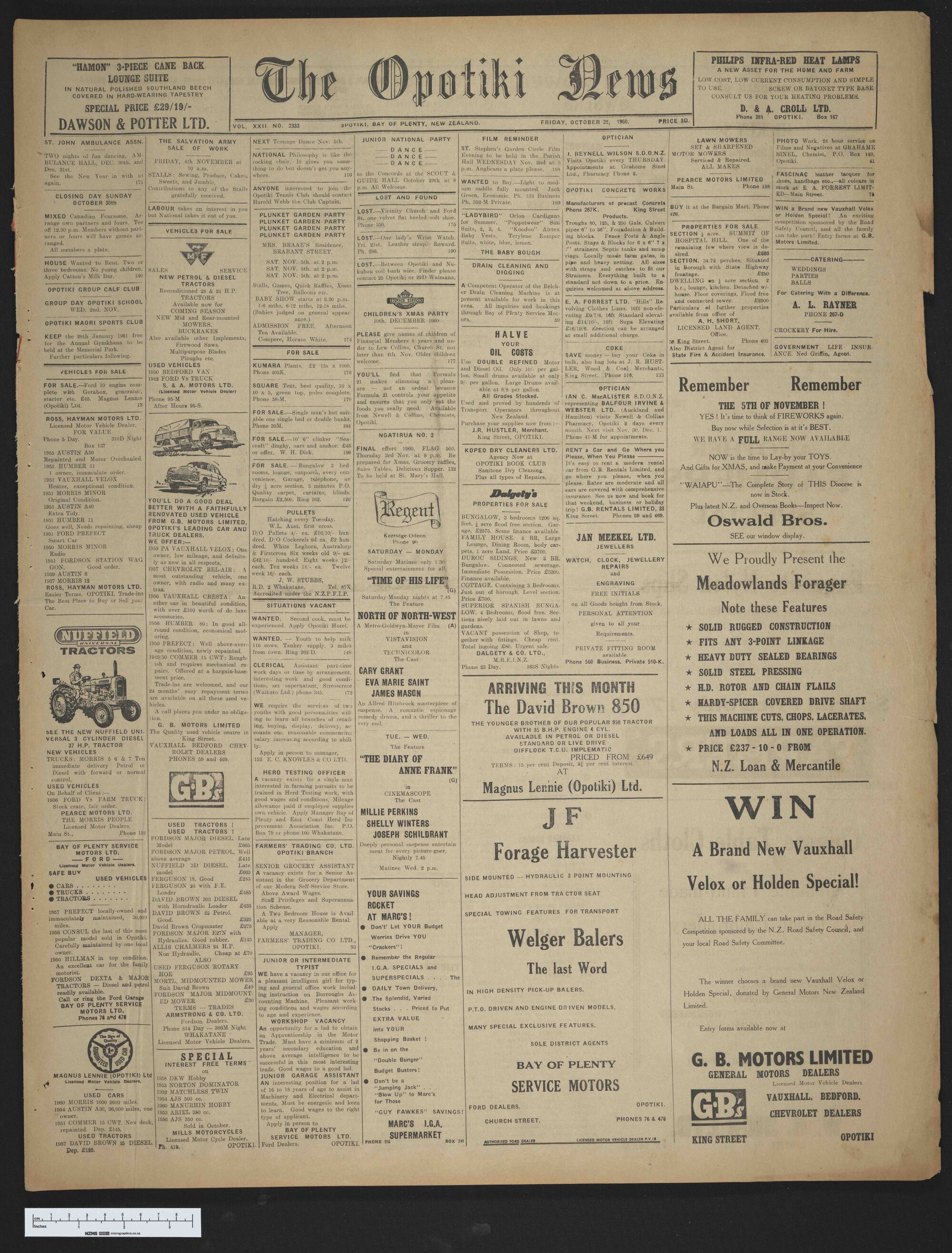 1960-10-28 Opotiki News