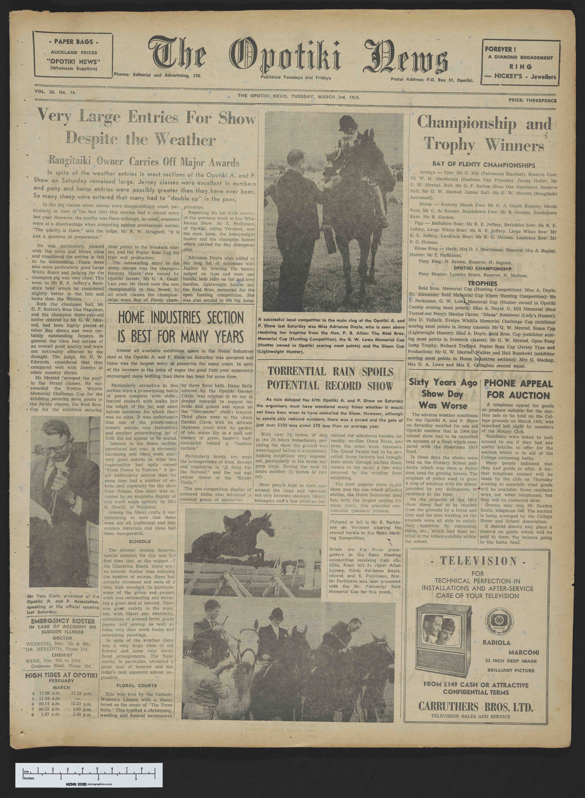 1964-03-03 Opotiki News