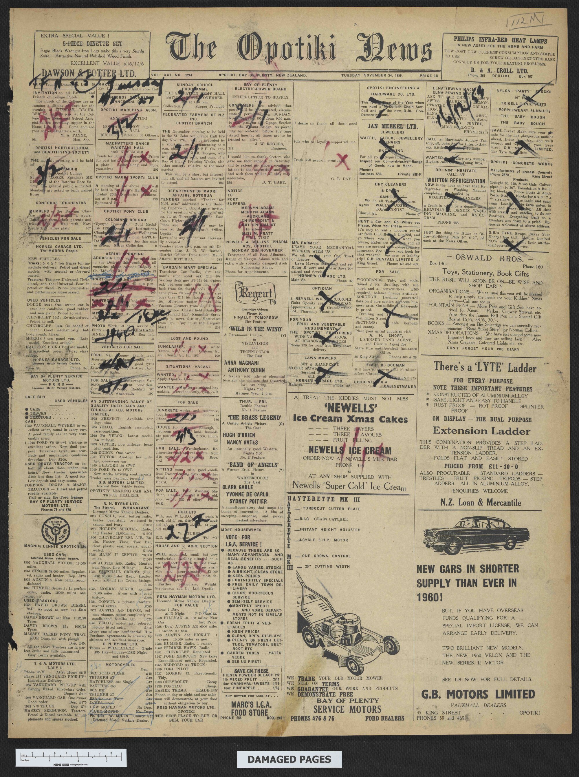 1959-11-24 Opotiki News