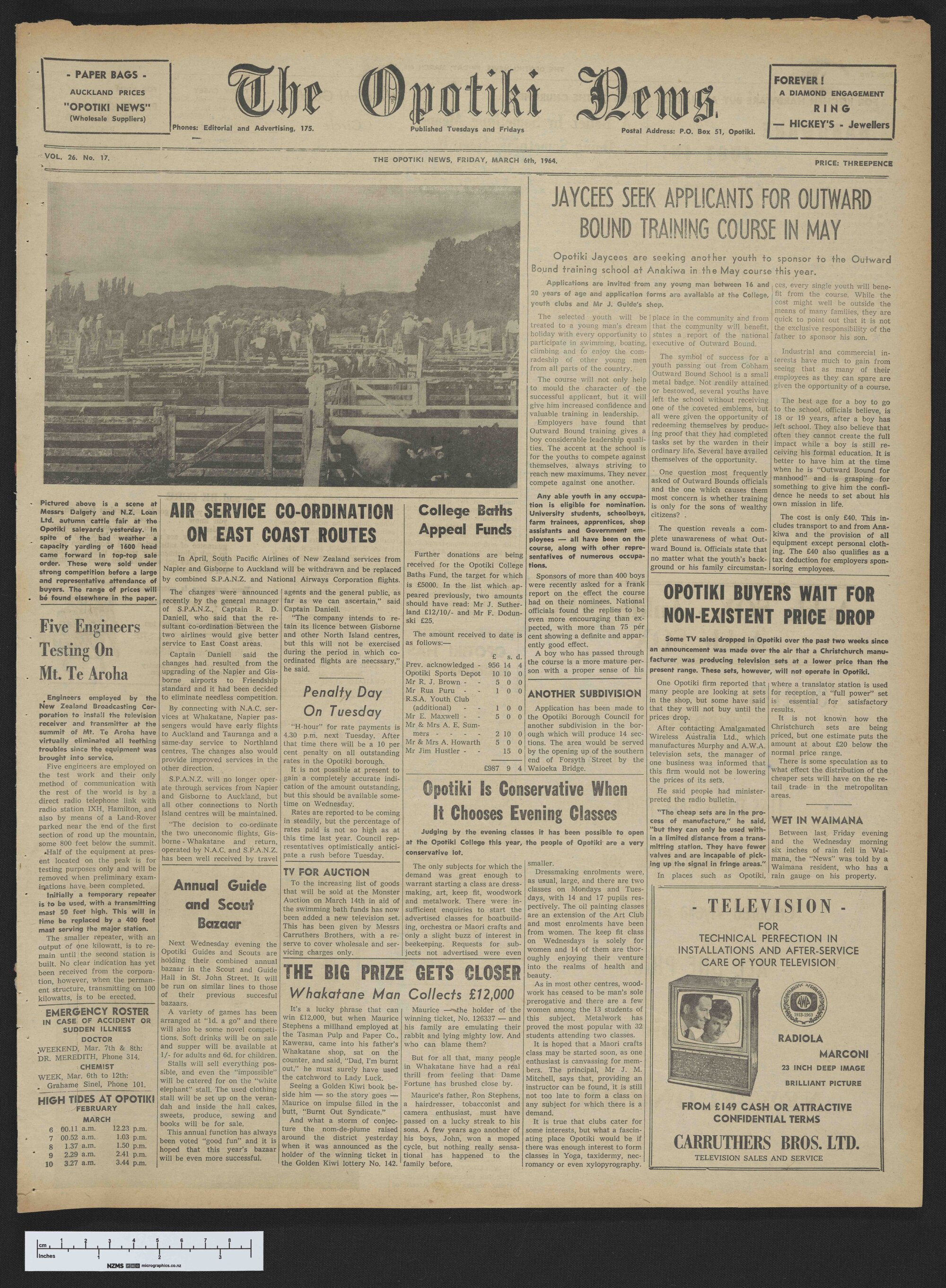 1964-03-06 Opotiki News