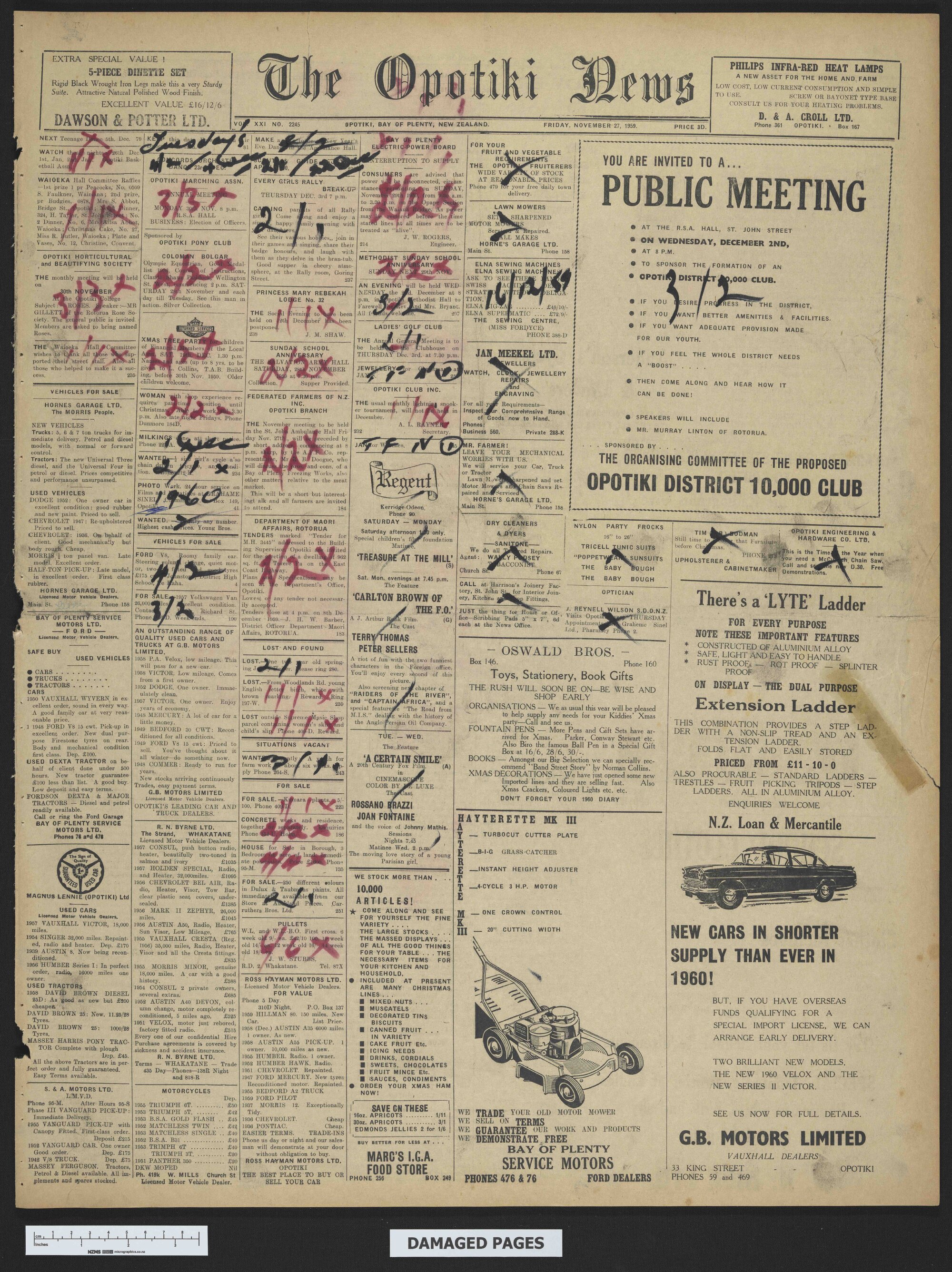 1959-11-27 Opotiki News