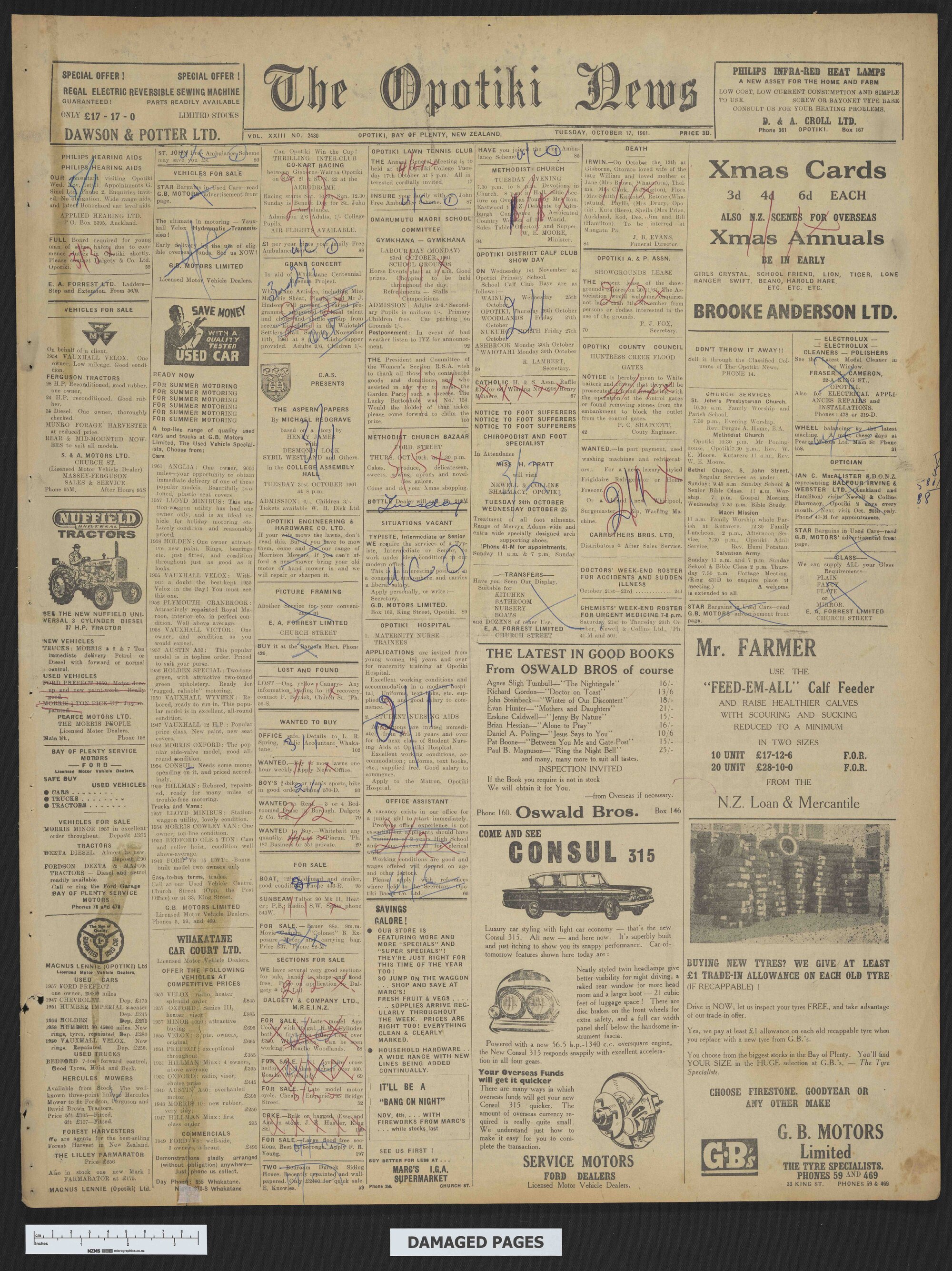 1961-10-17 Opotiki News
