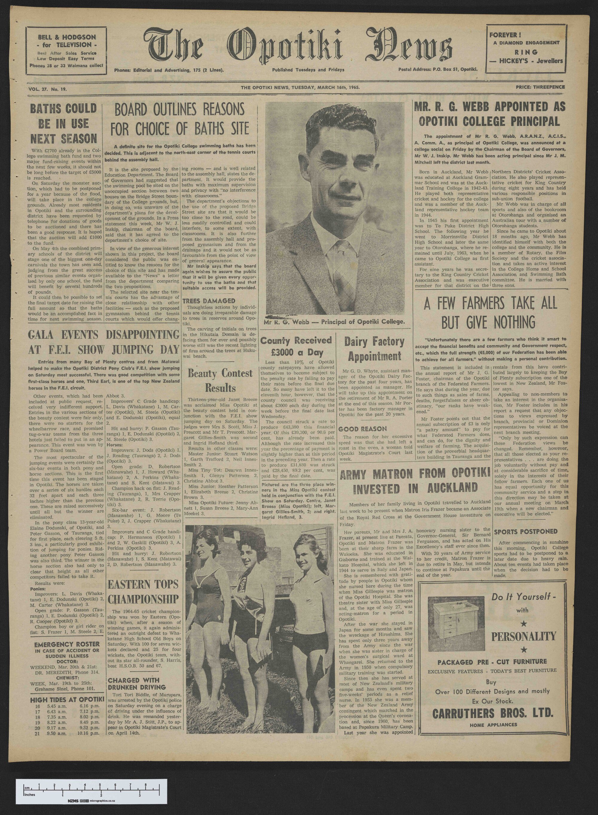 1965-03-16 Opotiki News