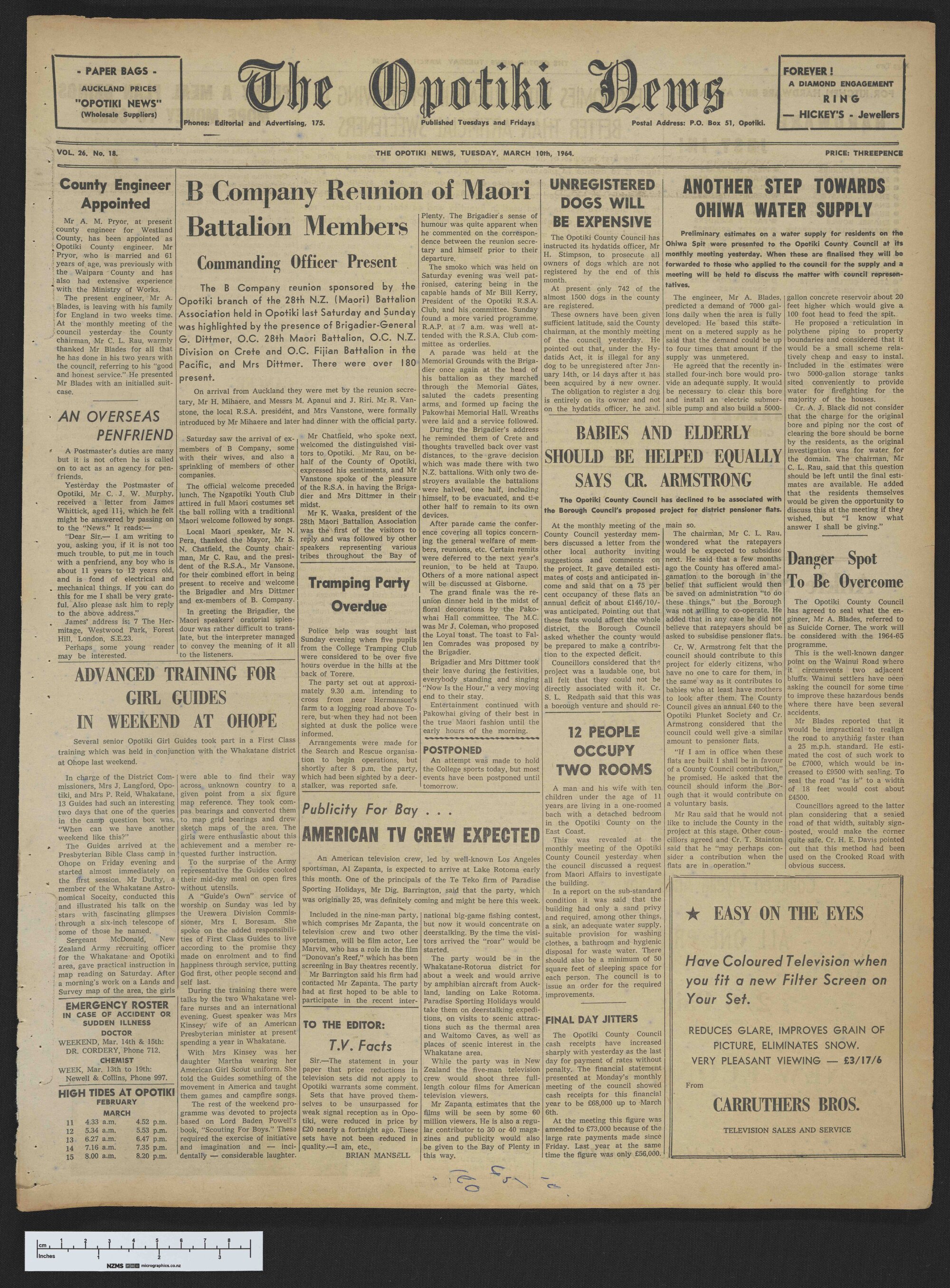 1964-03-10 Opotiki News