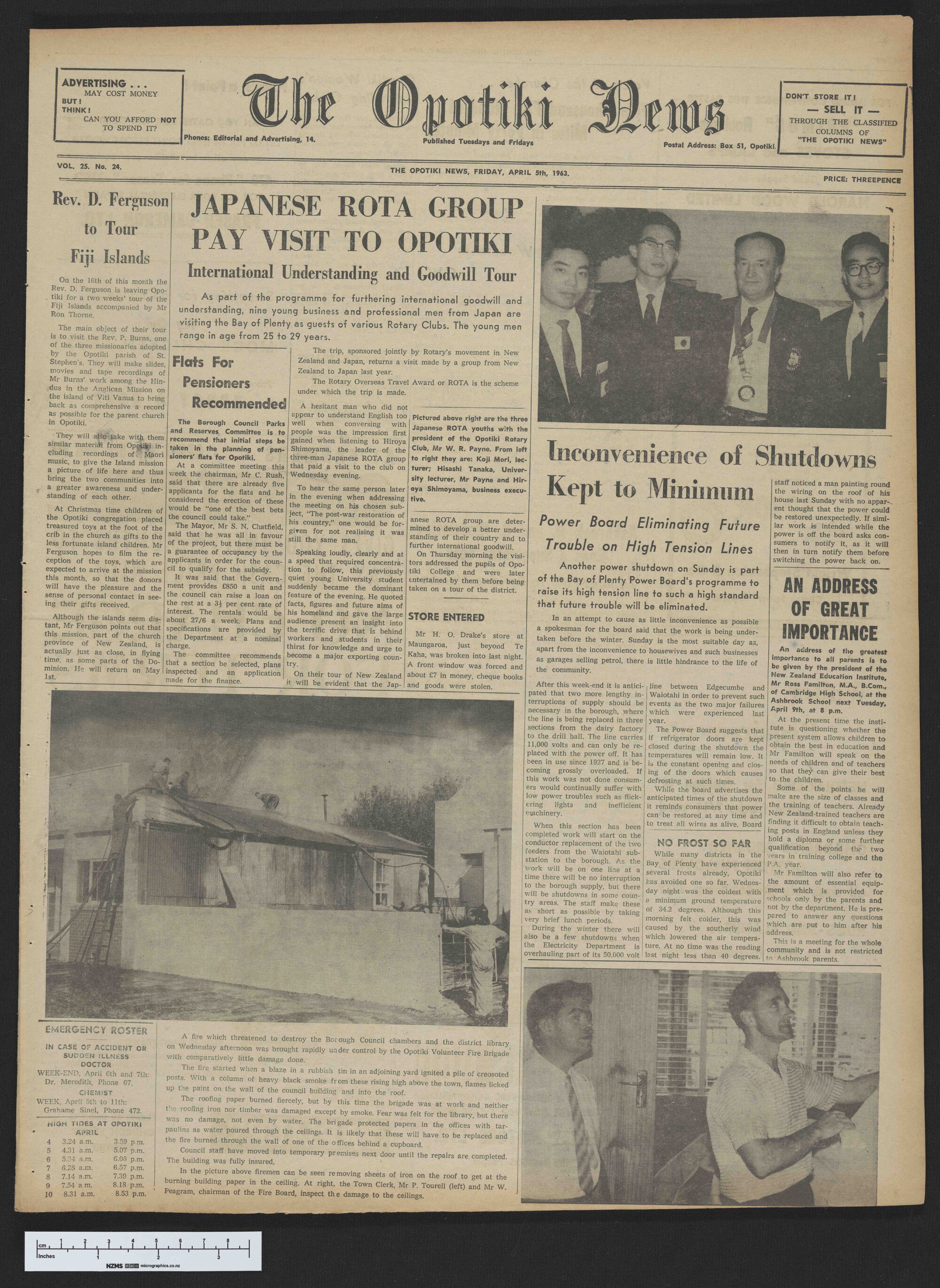 1963-04-05 Opotiki News