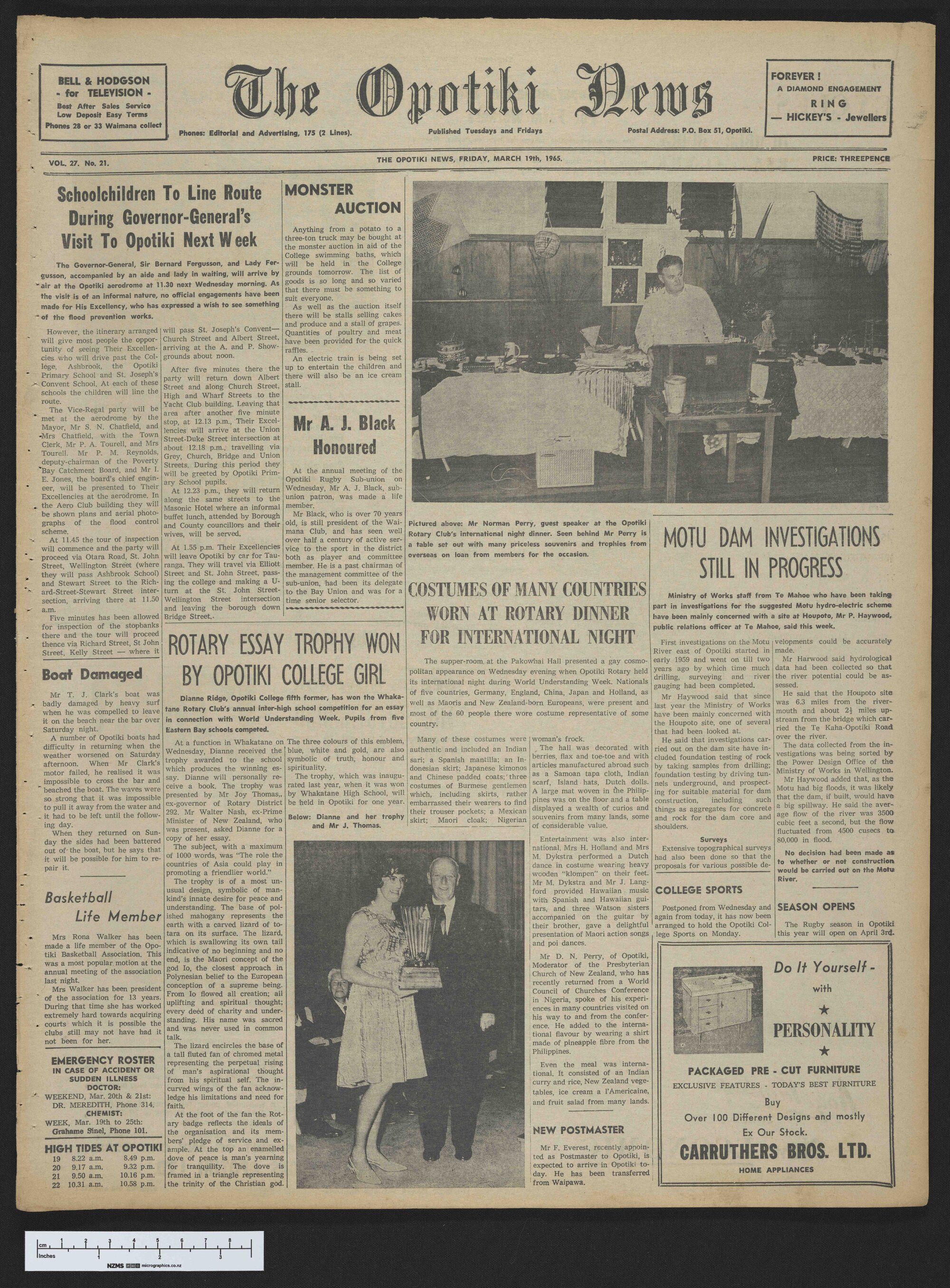 1965-03-19 Opotiki News