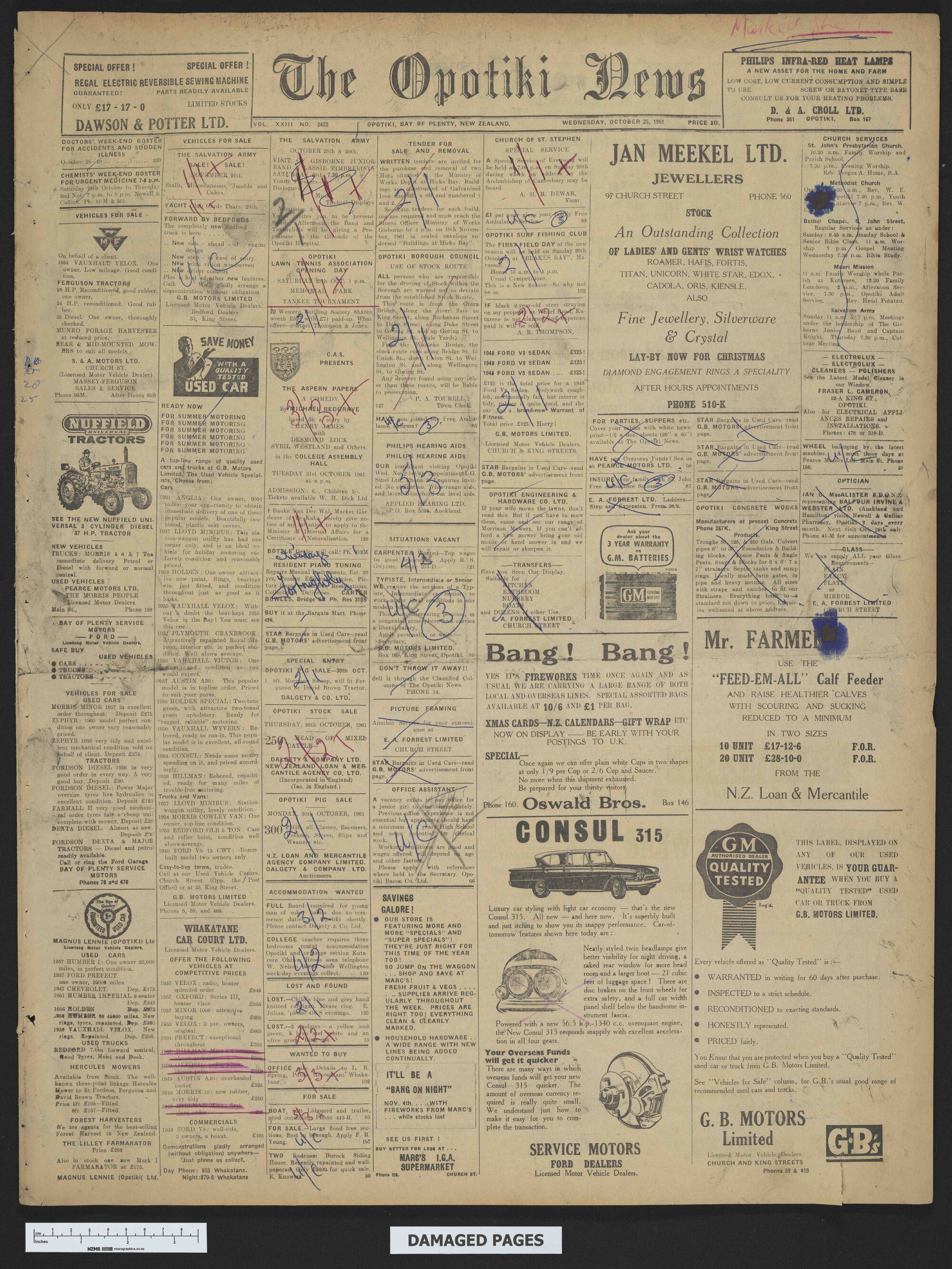 1961-10-25 Opotiki News