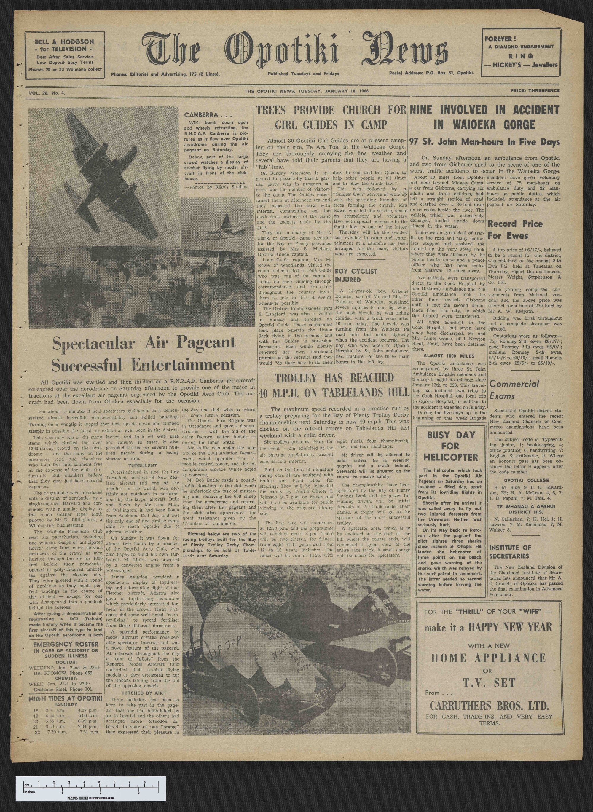1966-01-18 Opotiki News