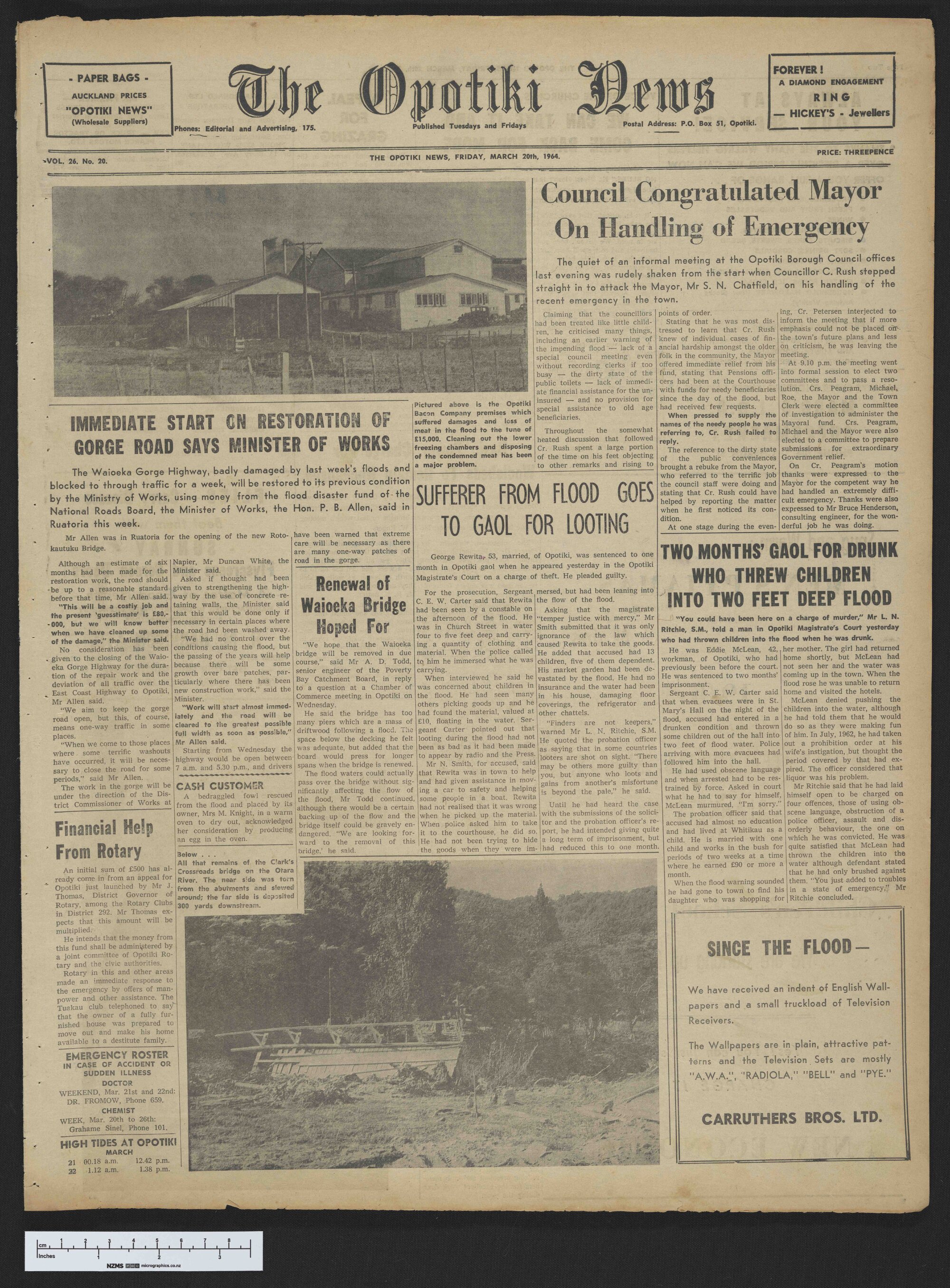 1964-03-20 Opotiki News