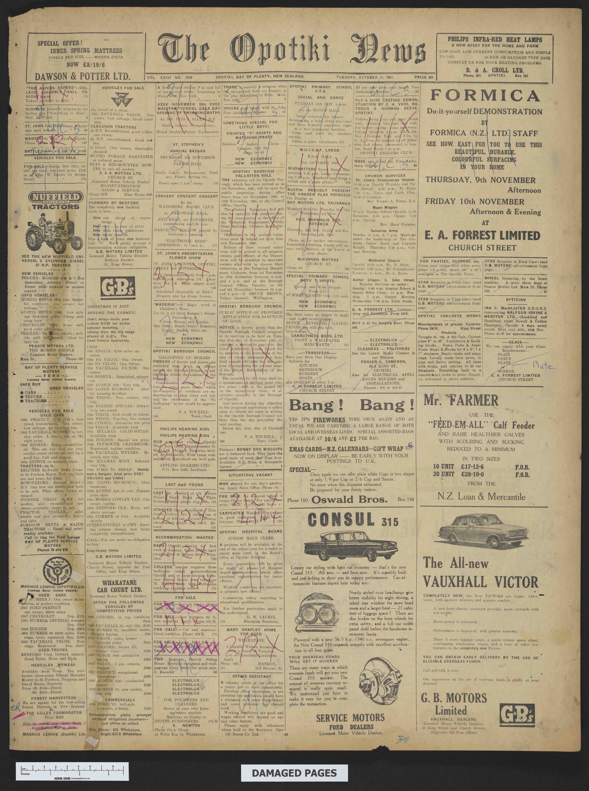 1961-10-31 Opotiki News