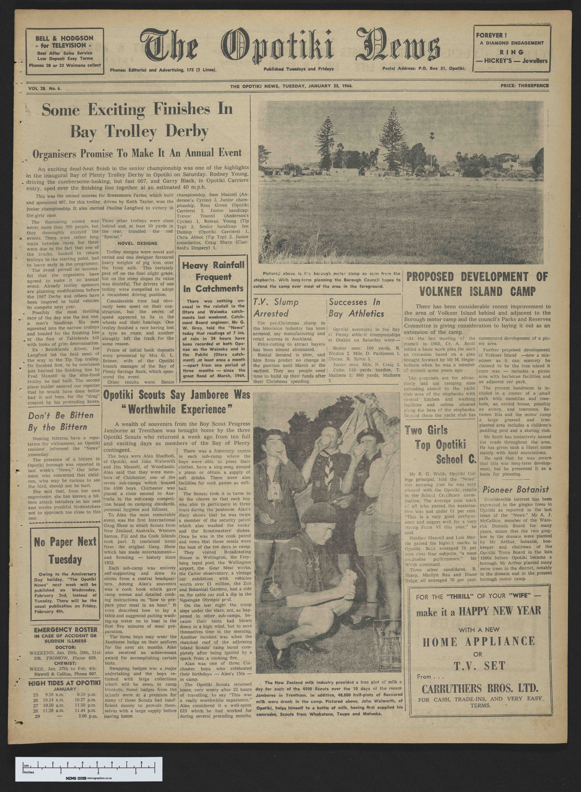 1966-01-25 Opotiki News