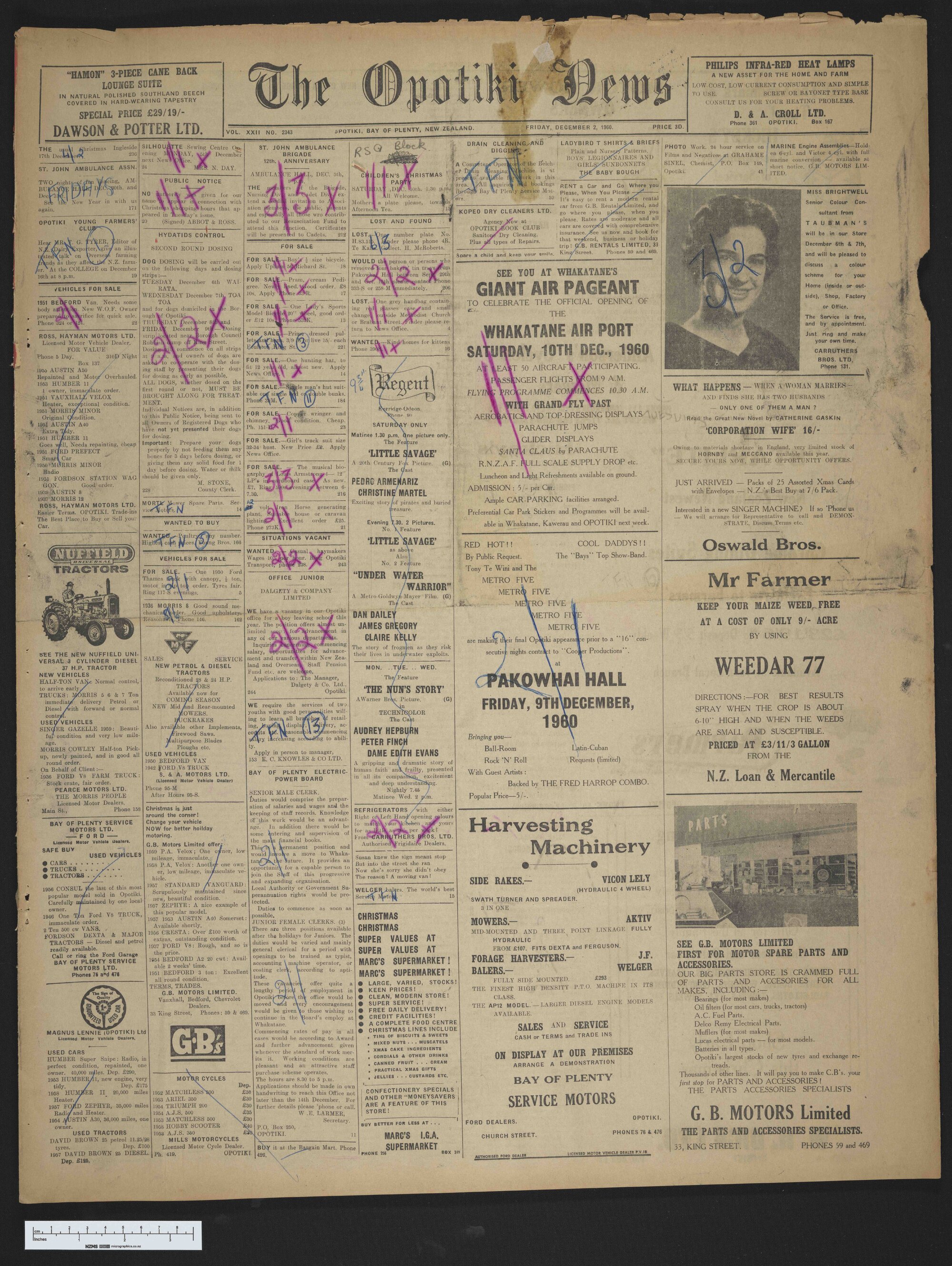 1960-12-02 Opotiki News