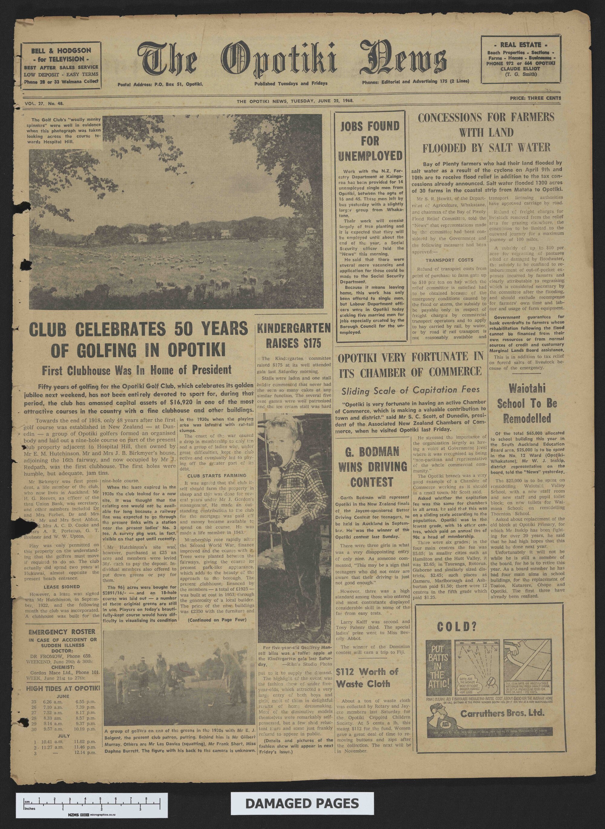 1968-06-25 Opotiki News