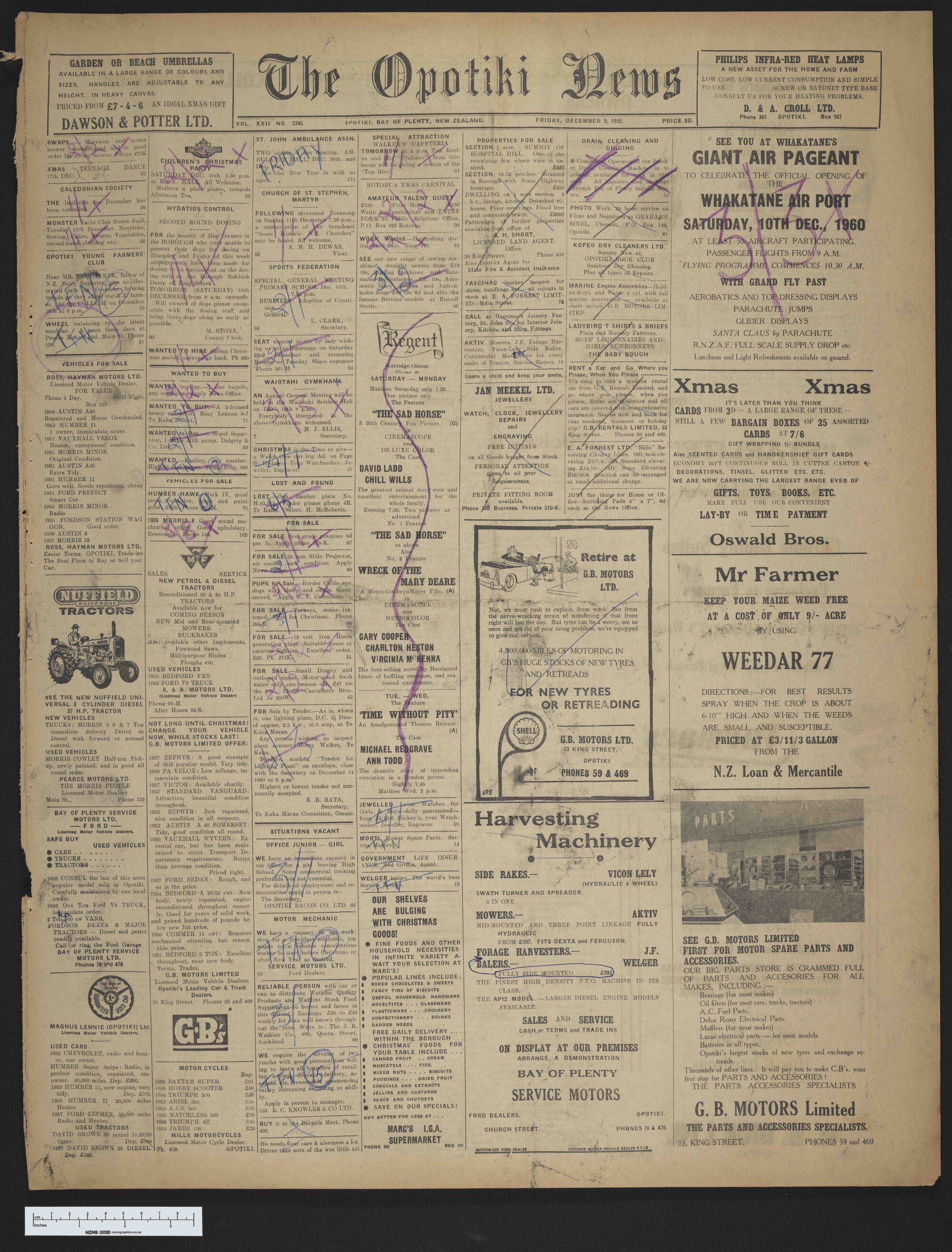 1960-12-09 Opotiki News