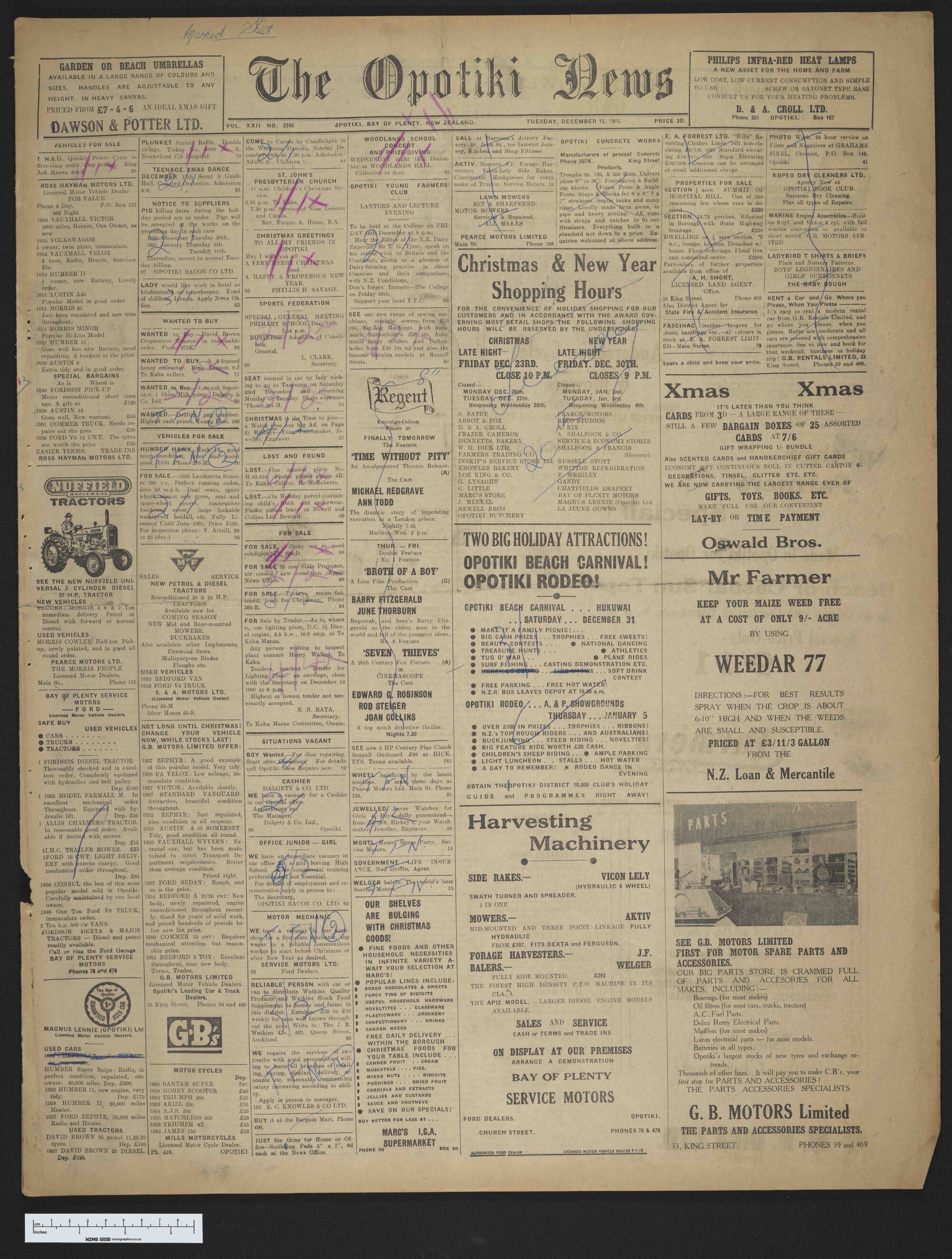 1960-12-13 Opotiki News