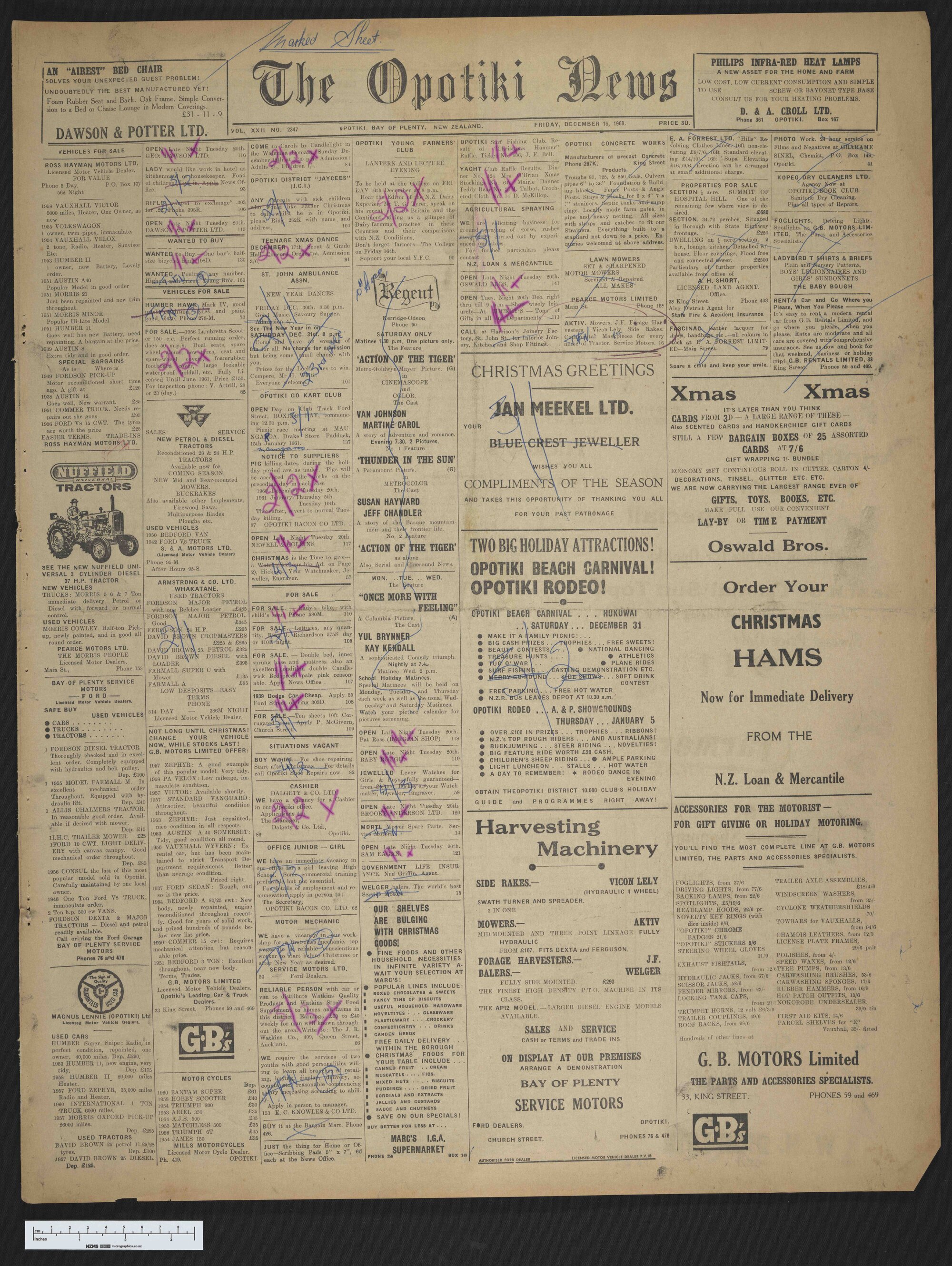 1960-12-16 Opotiki News