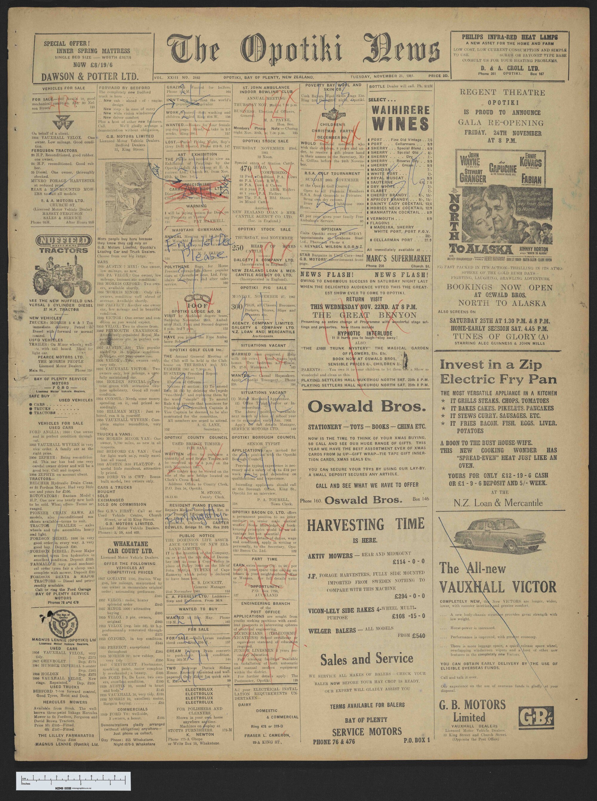 1961-11-21 Opotiki News