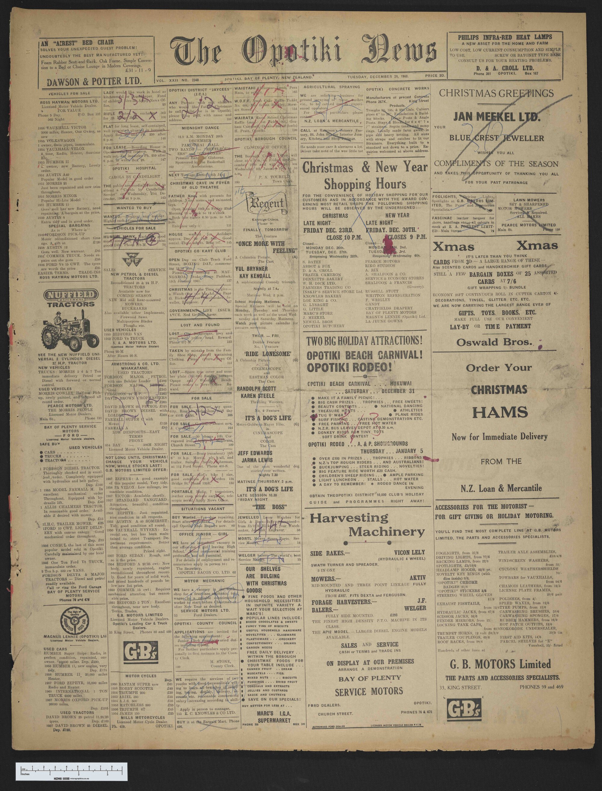 1960-12-20 Opotiki News