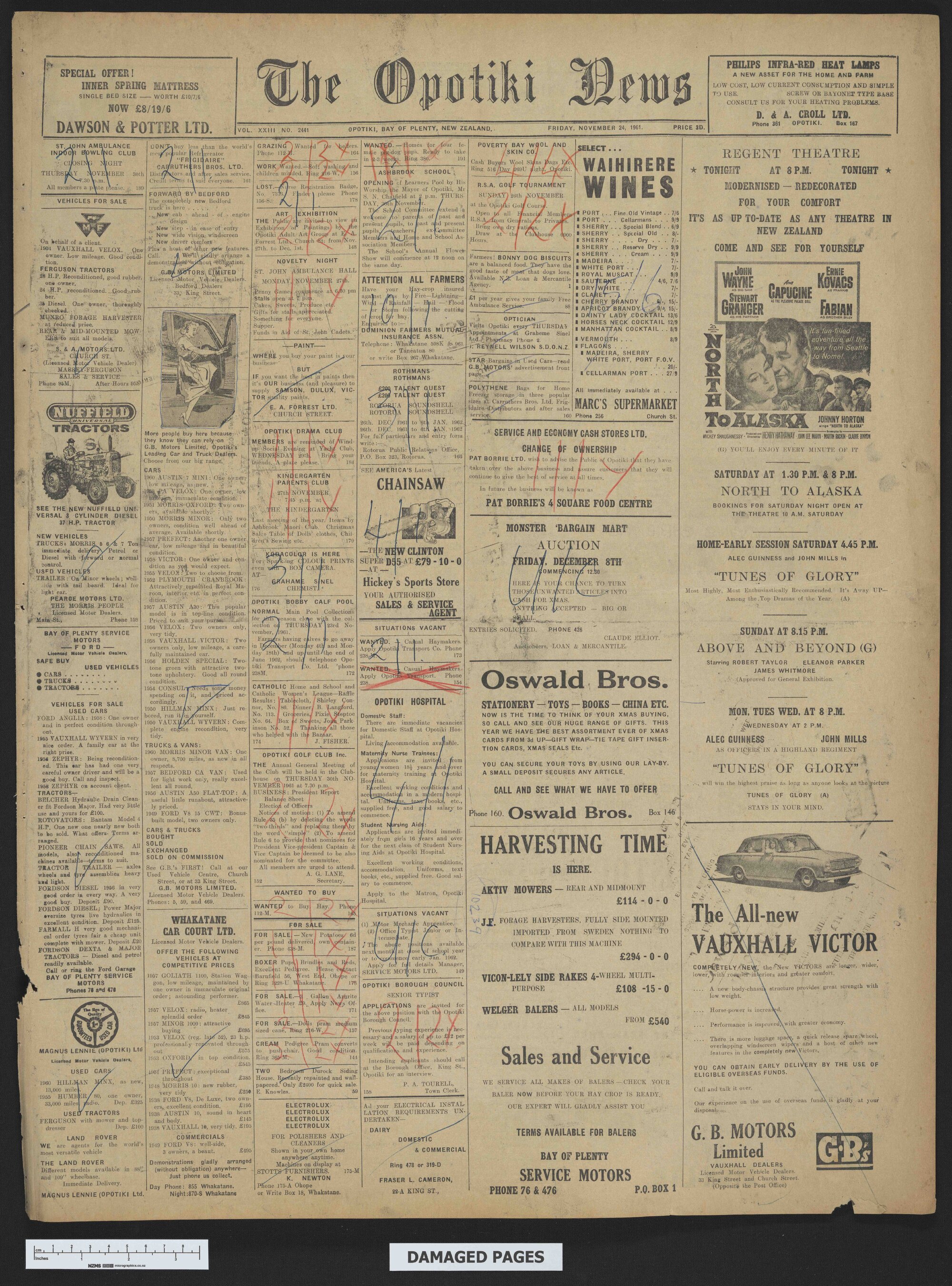1961-11-24 Opotiki News