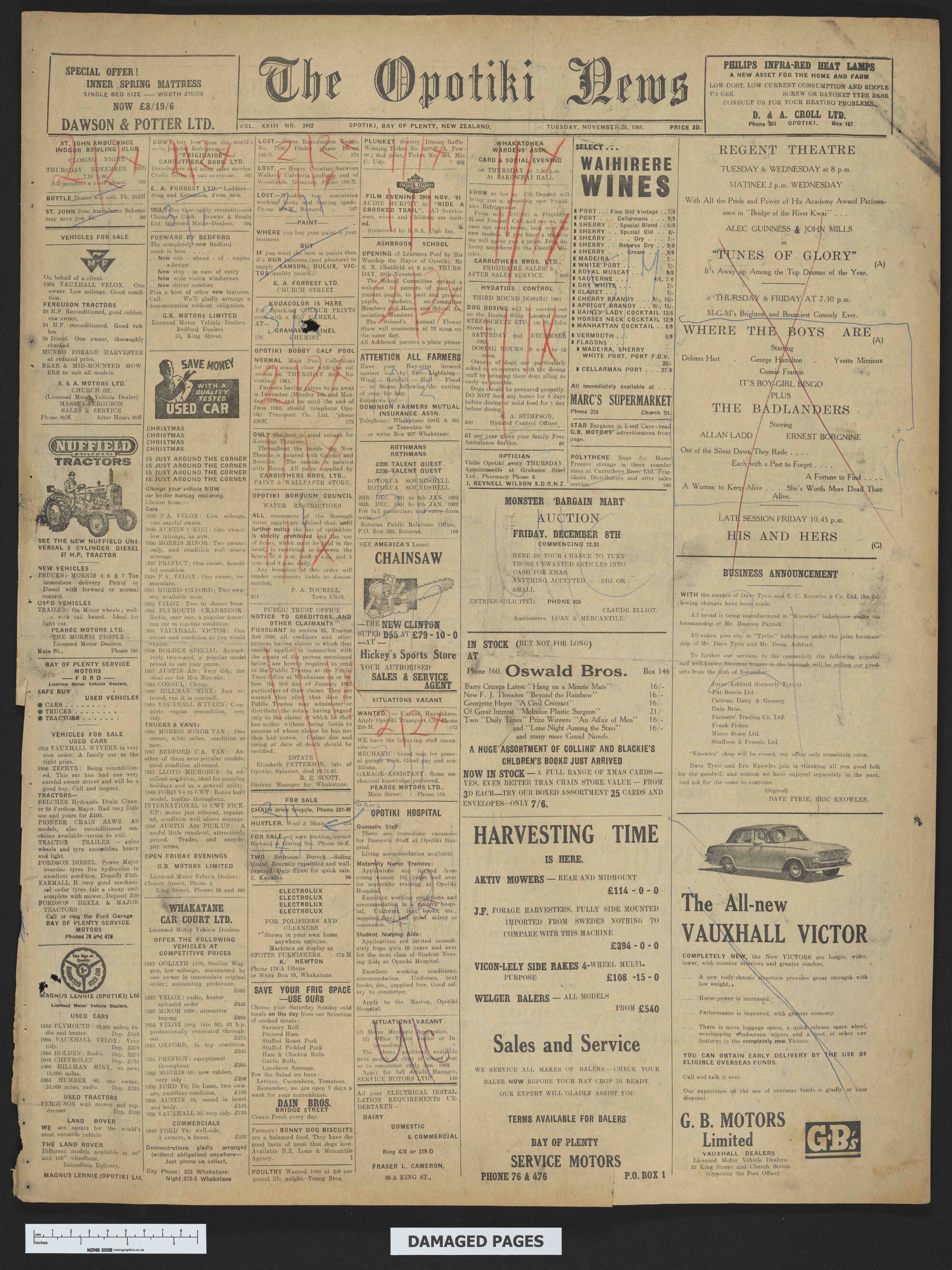 1961-11-28 Opotiki News