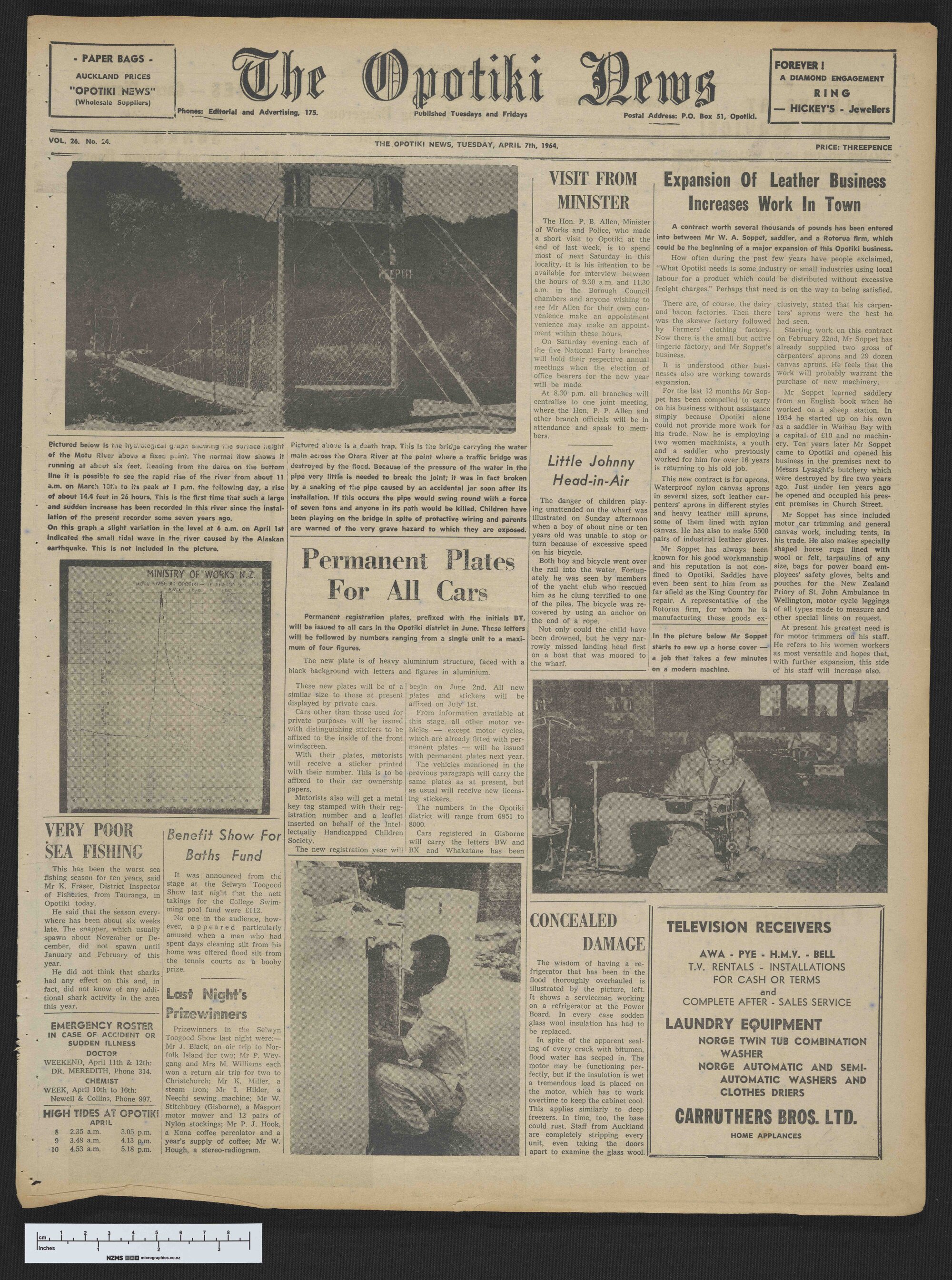 1964-04-07 Opotiki News