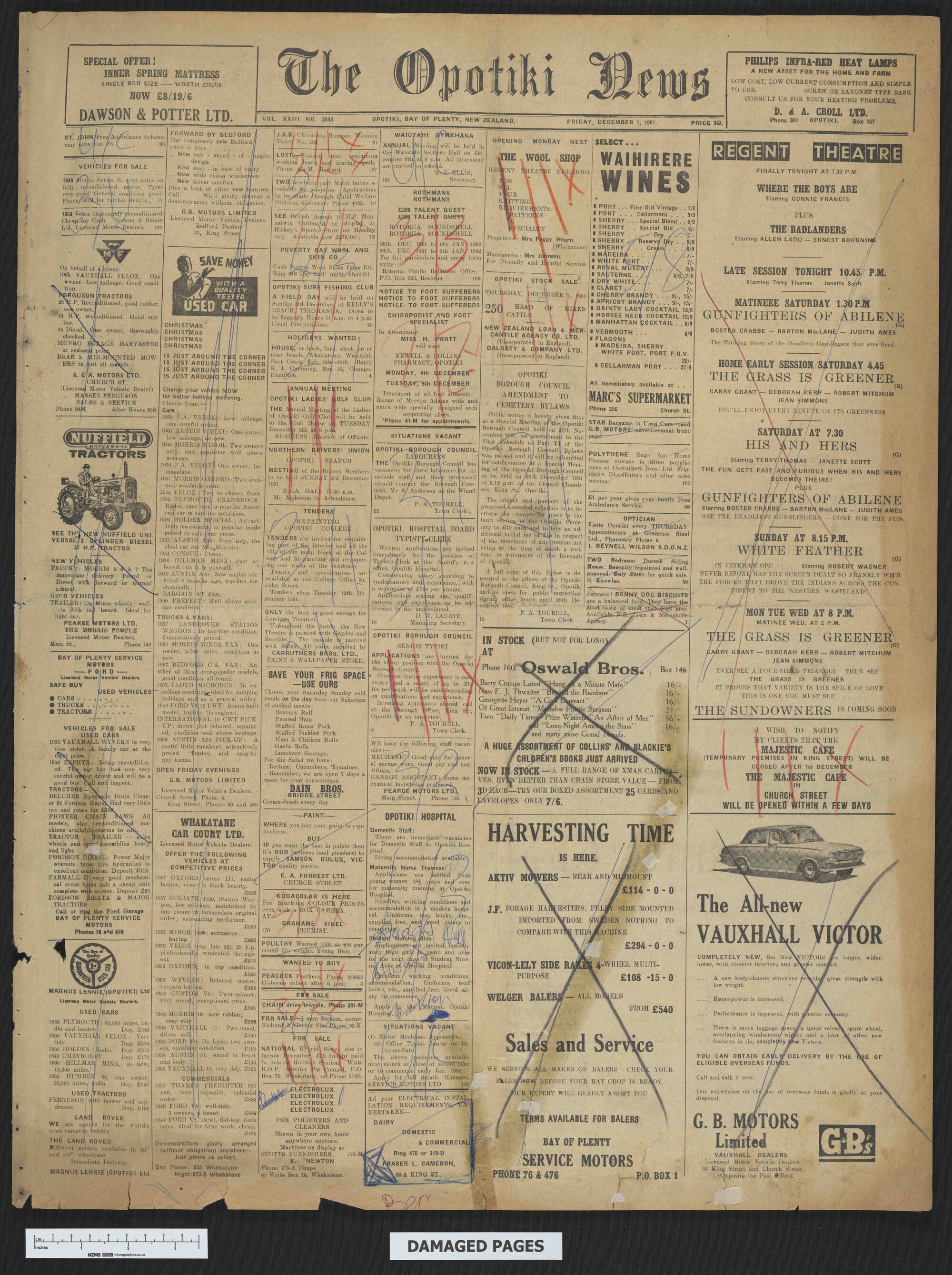 1961-12-01 Opotiki News