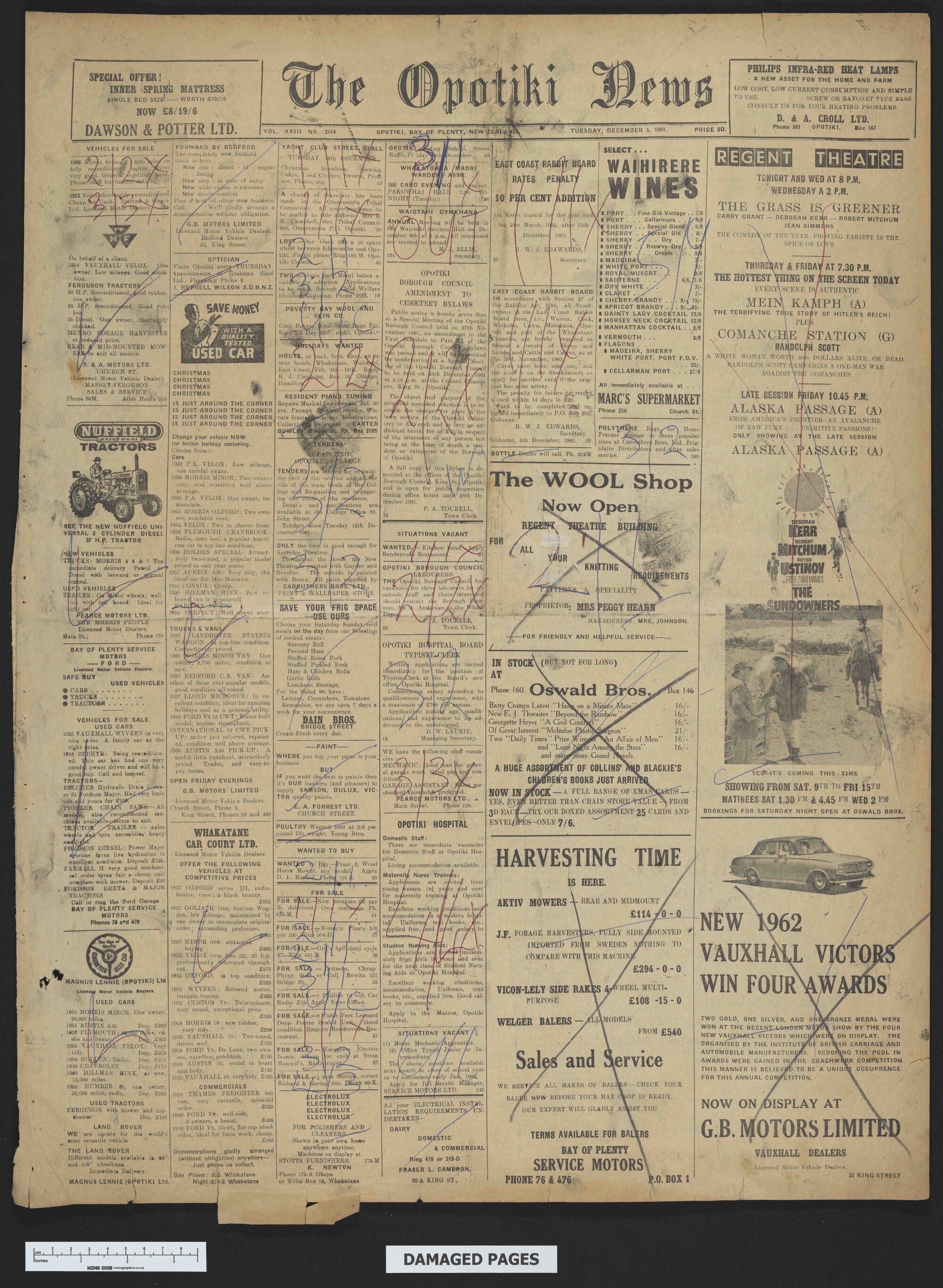 1961-12-05 Opotiki News