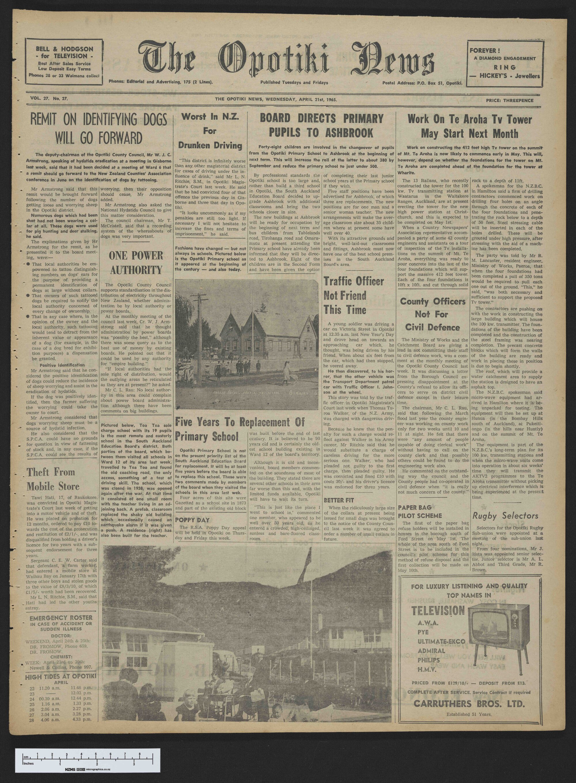 1965-04-21 Opotiki News