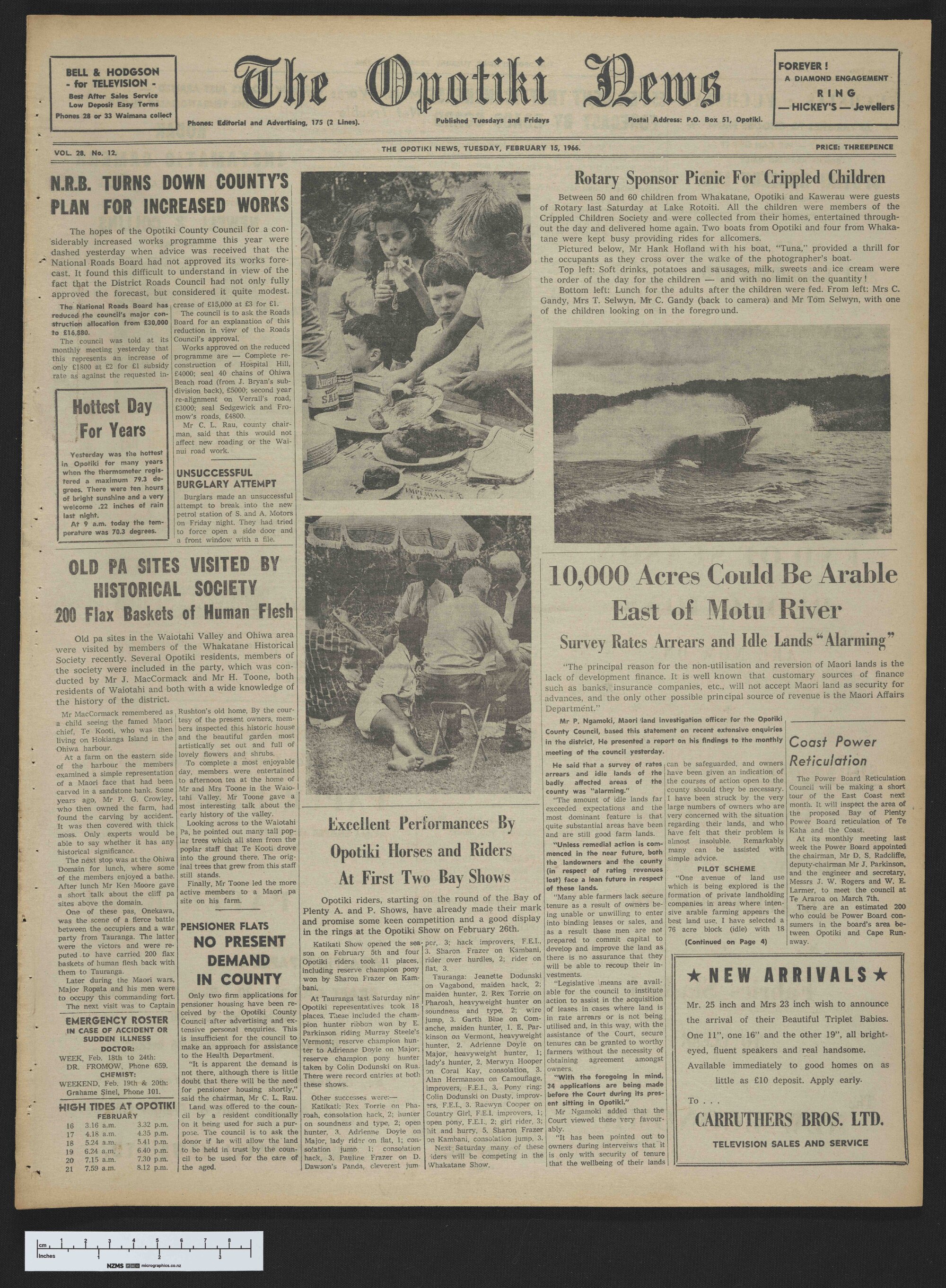 1966-02-15 Opotiki News