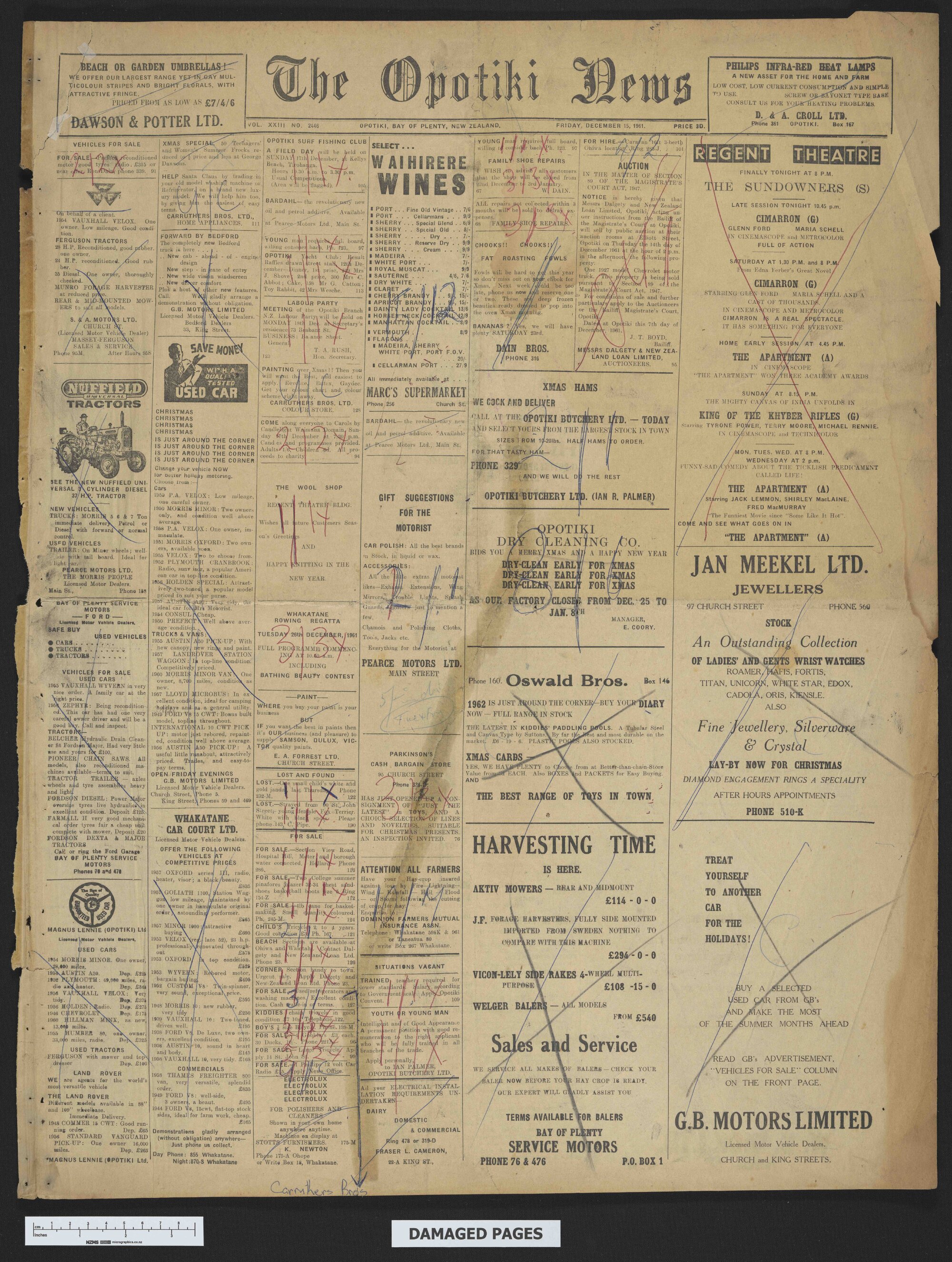 1961-12-15 Opotiki News