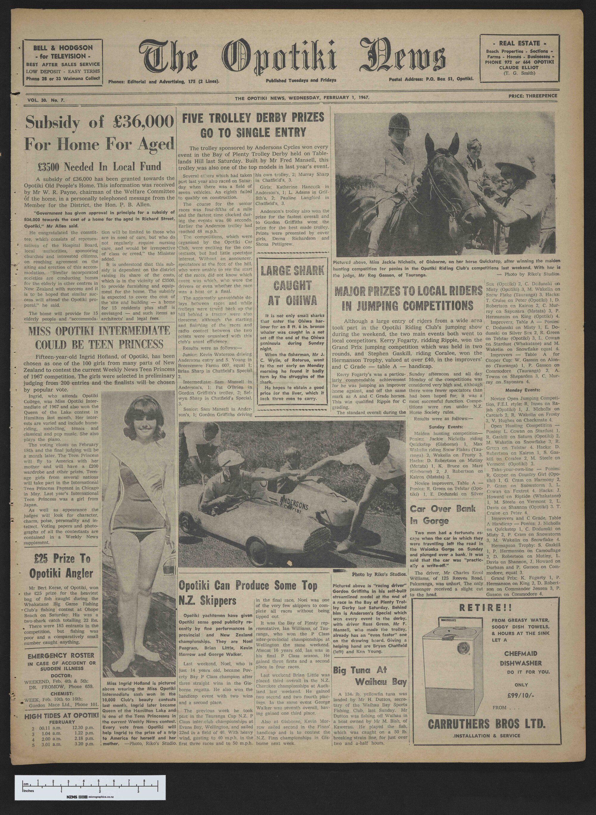 1967-02-01 Opotiki News