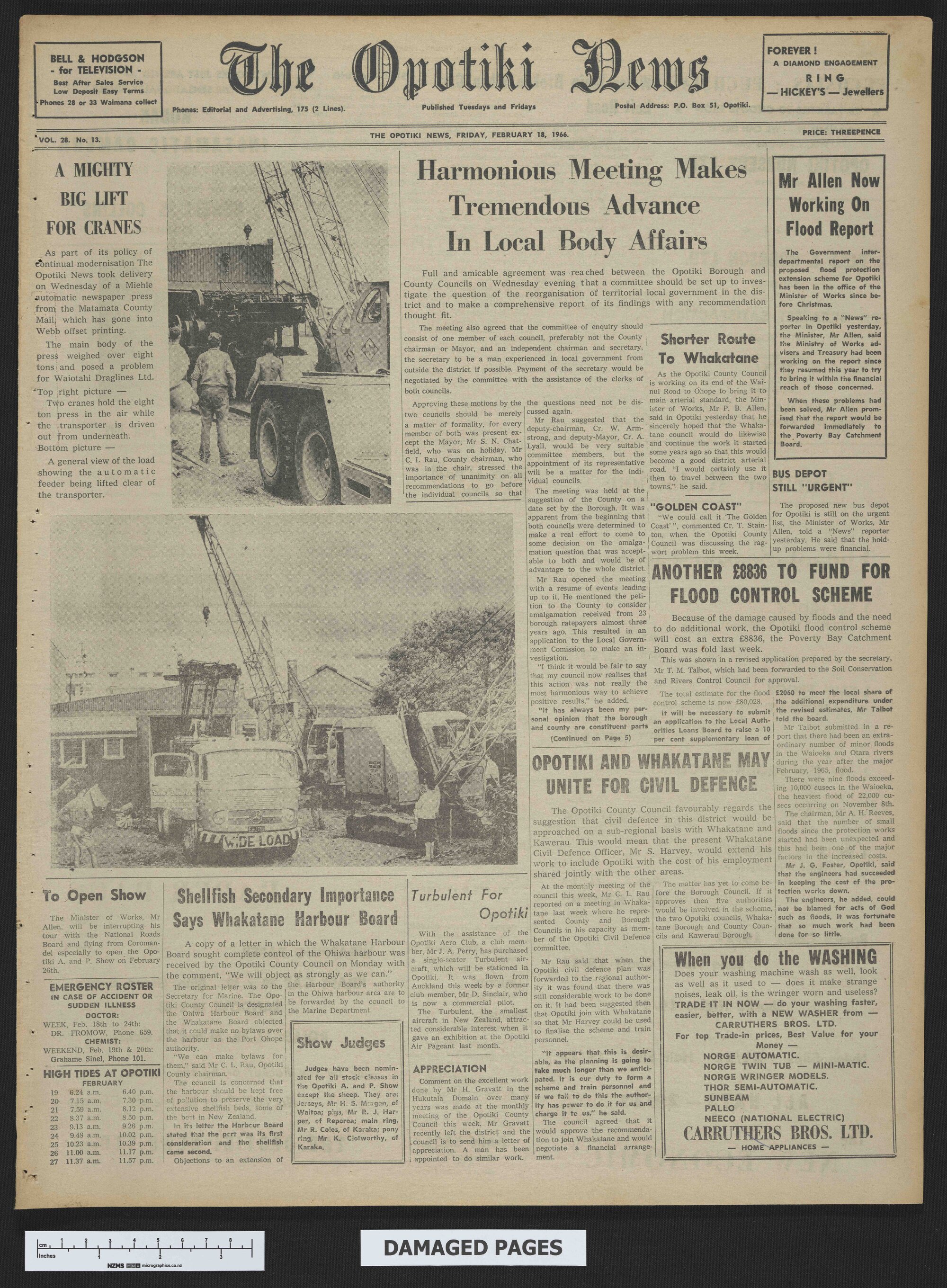 1966-02-18 Opotiki News