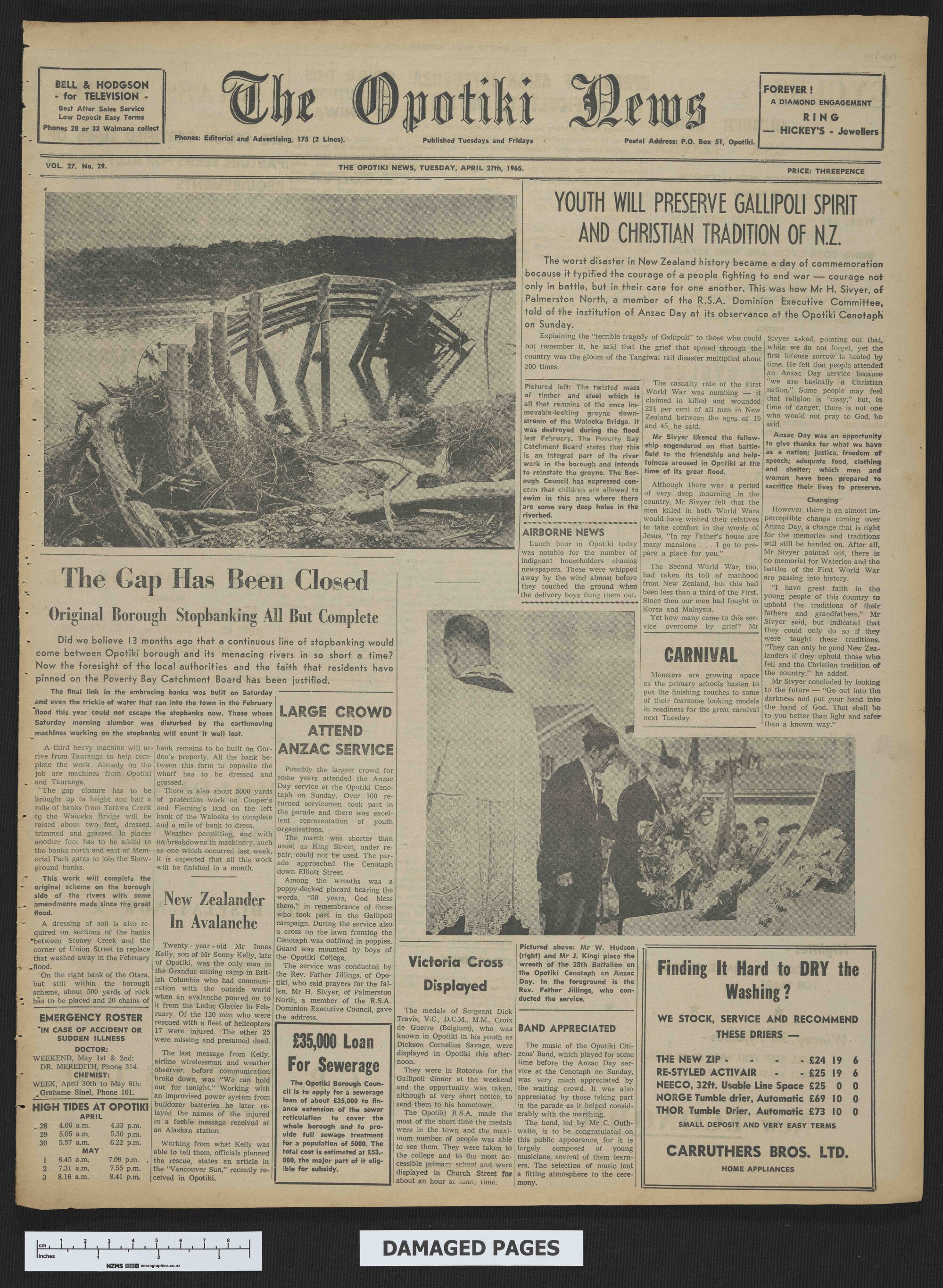 1965-04-27 Opotiki News