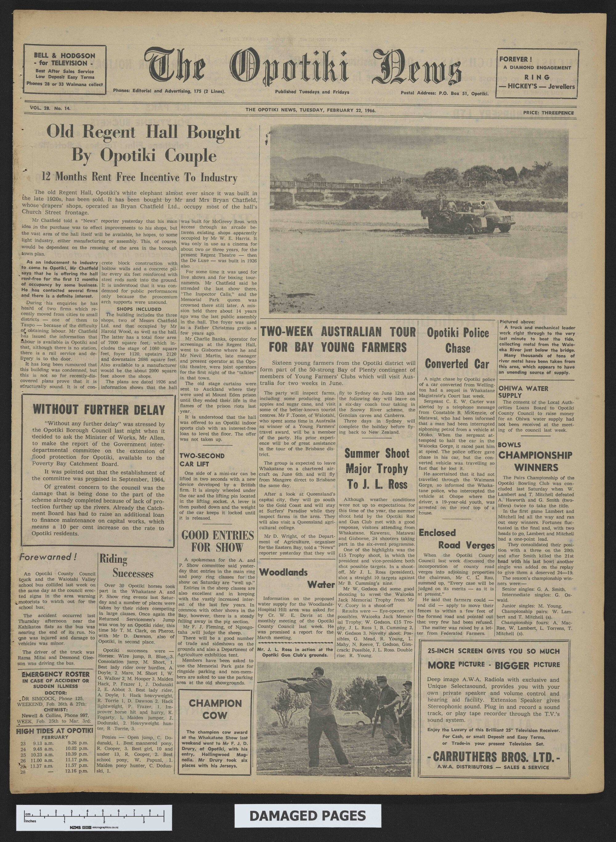 1966-02-22 Opotiki News