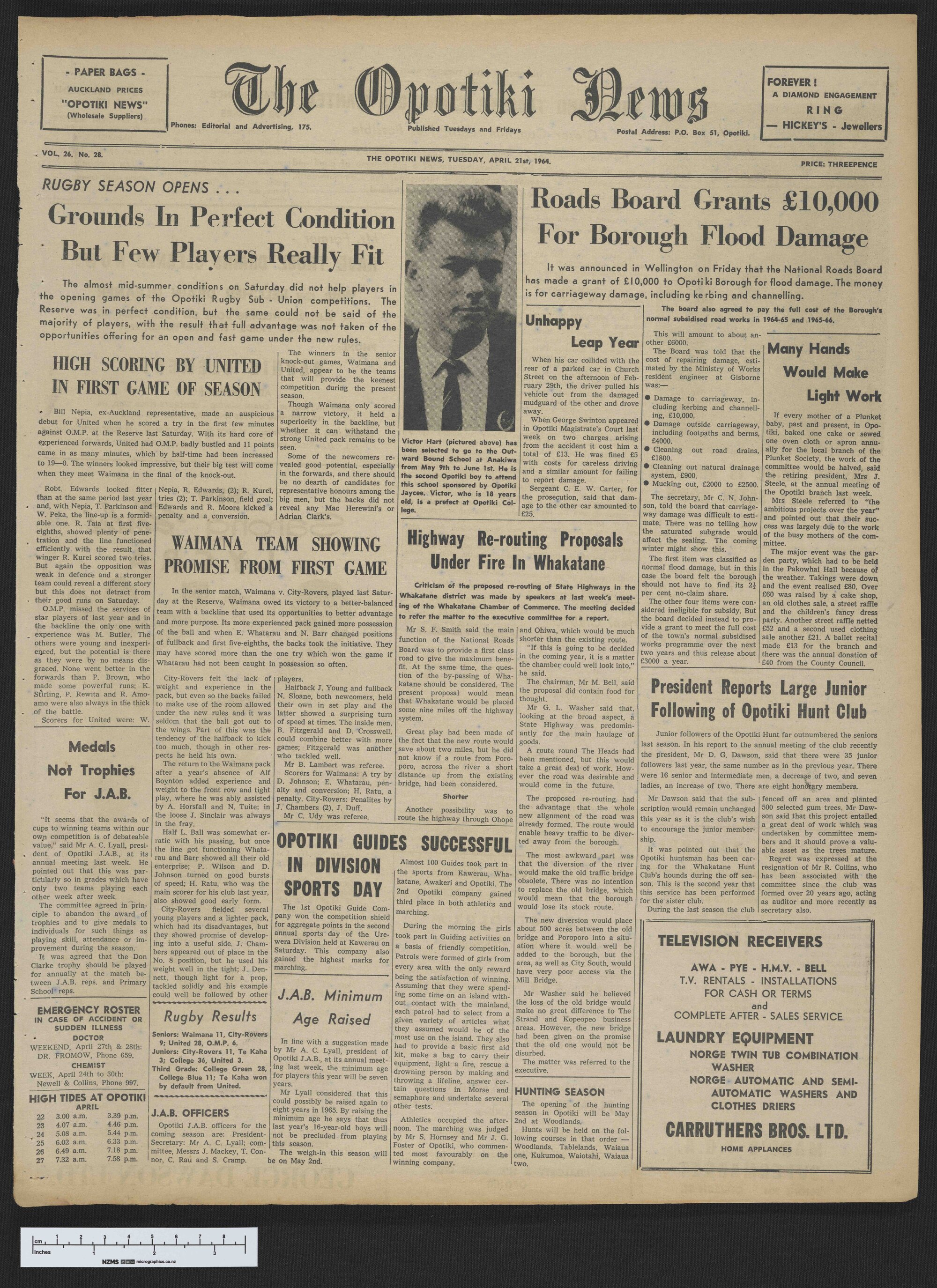 1964-04-21 Opotiki News