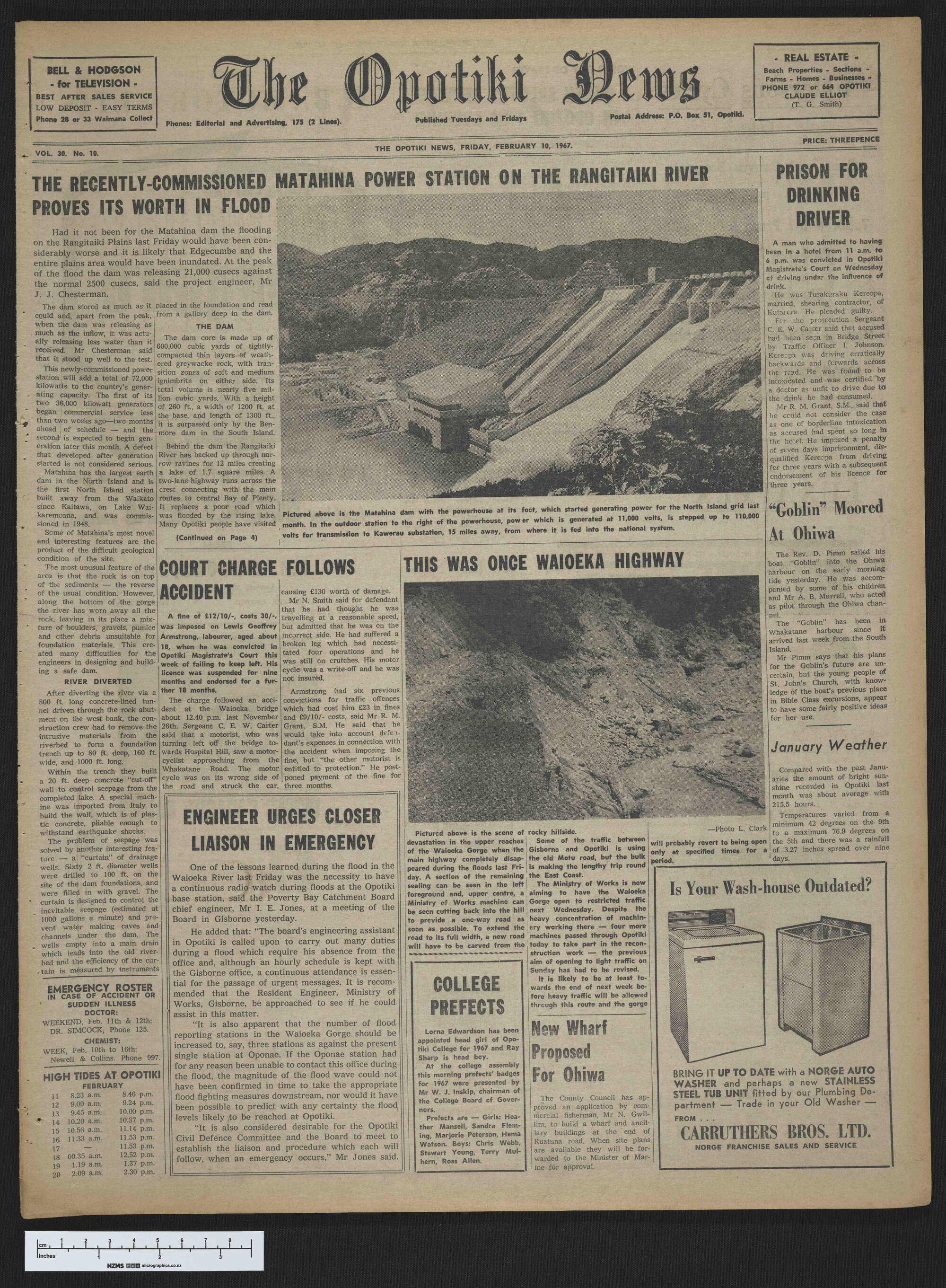 1967-02-10 Opotiki News