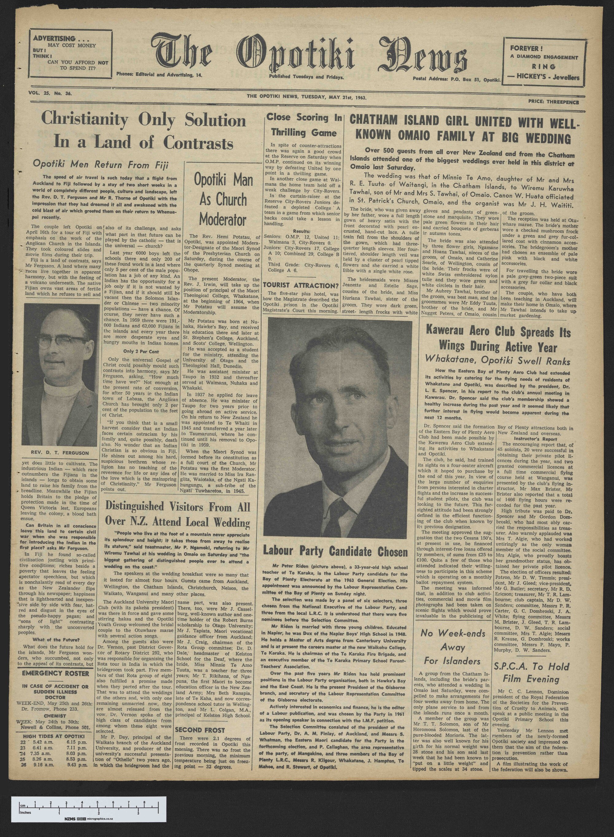 1963-05-21 Opotiki News