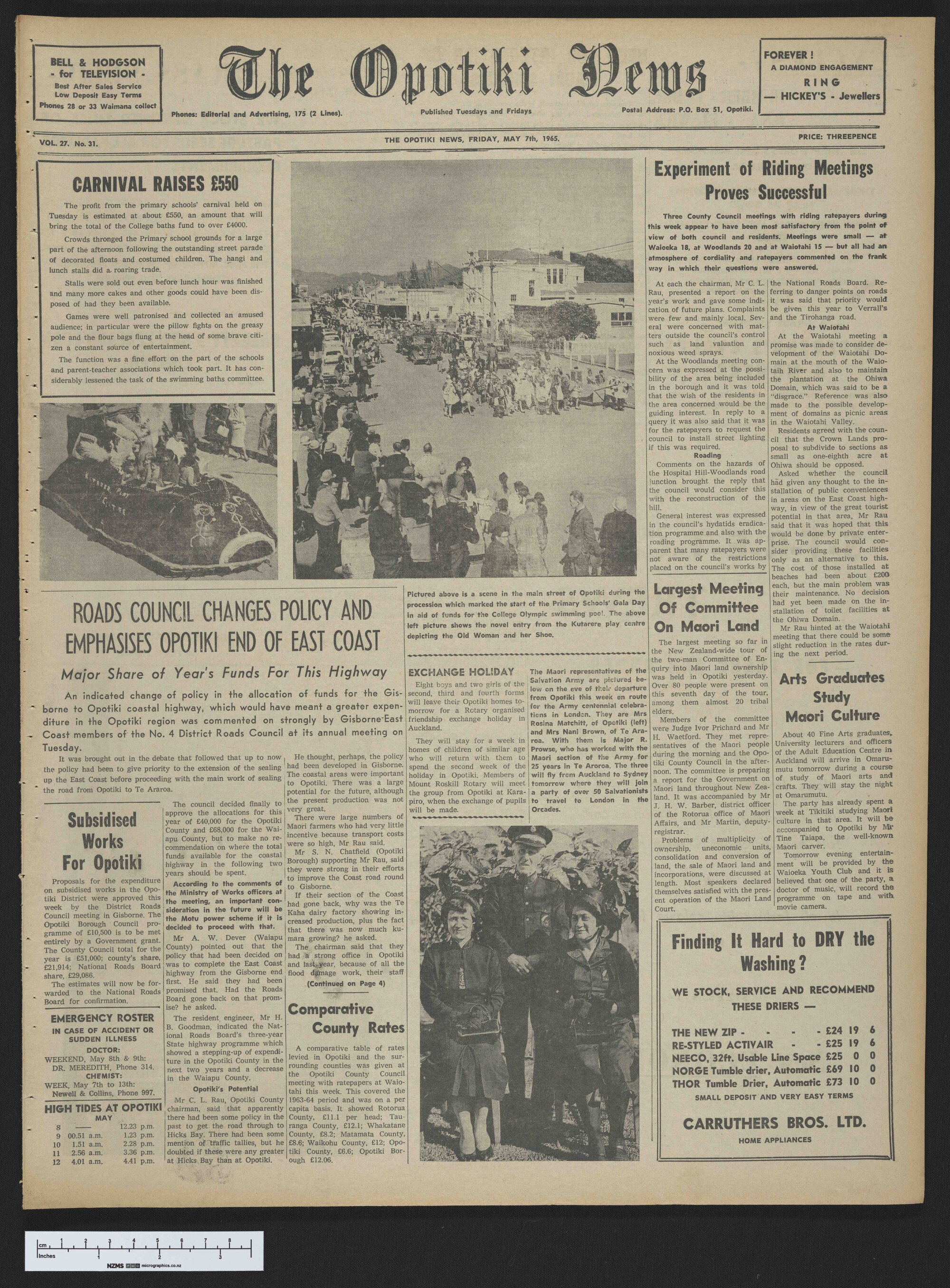 1965-05-07 Opotiki News