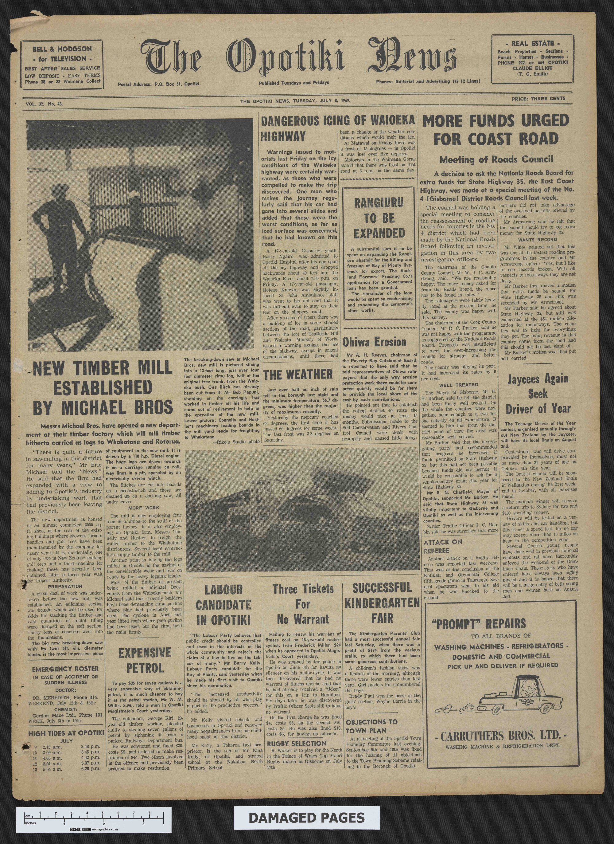 1969-07-08 Opotiki News