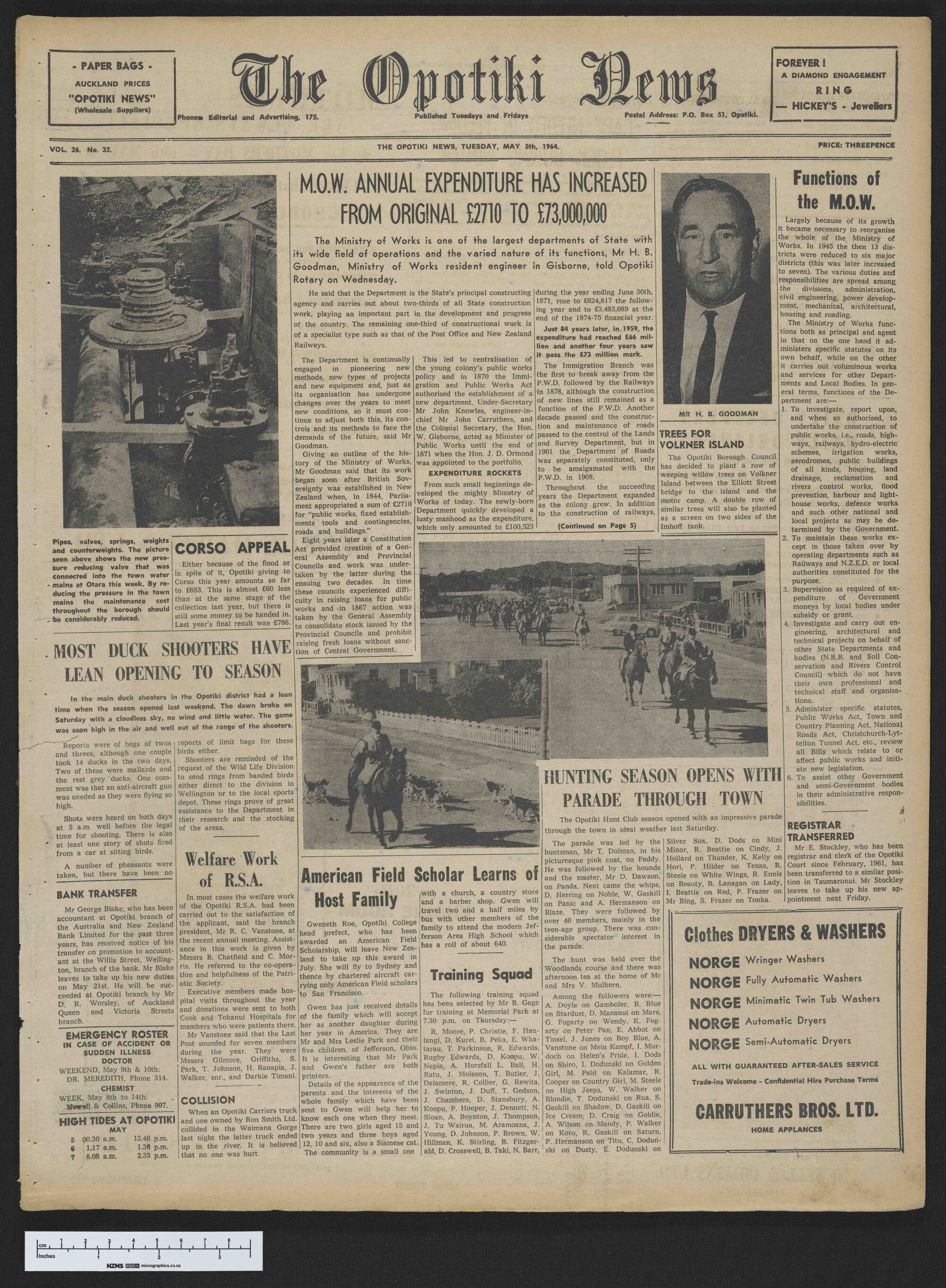 1964-05-05 Opotiki News