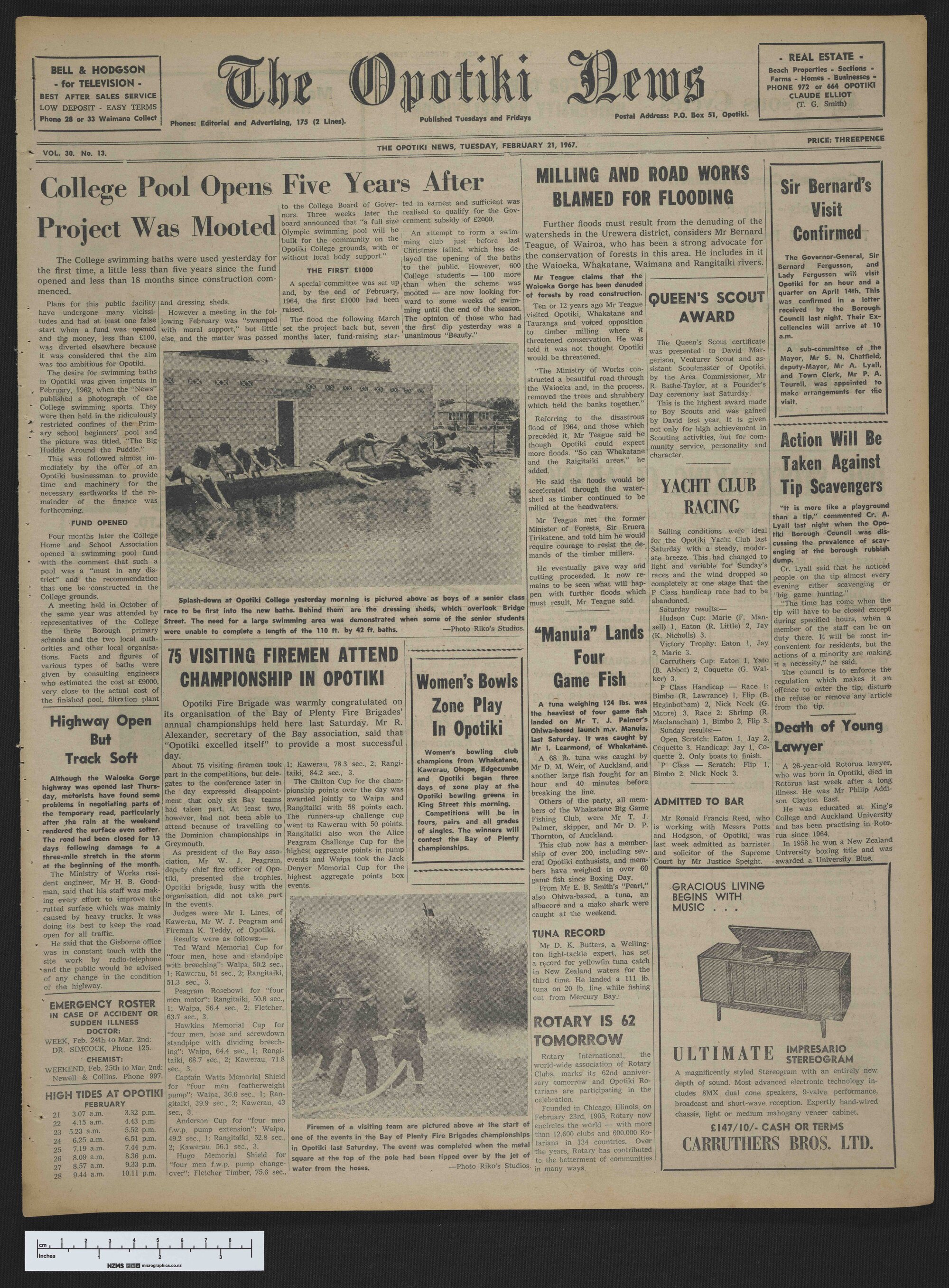 1967-02-21 Opotiki News