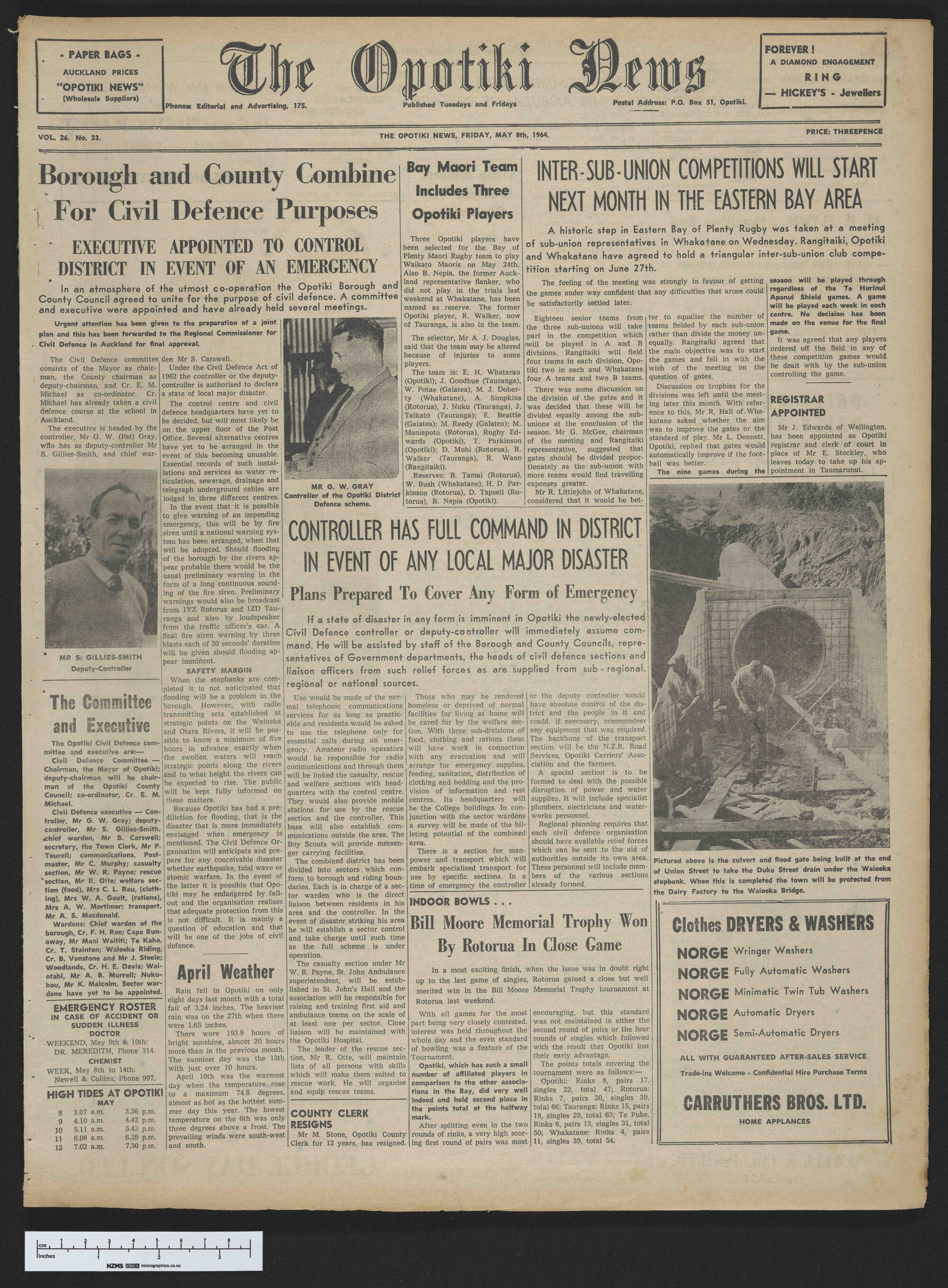 1964-05-08 Opotiki News