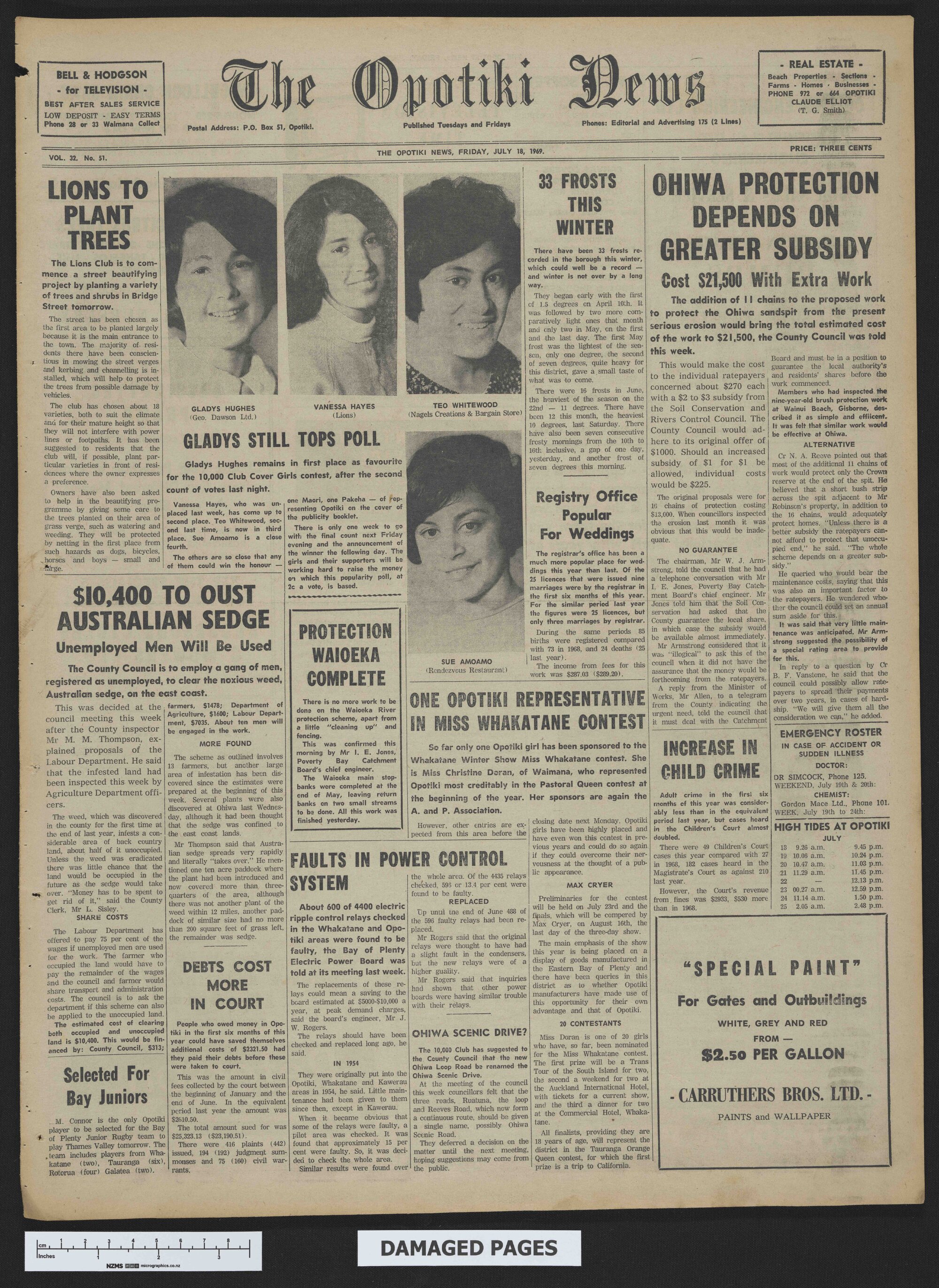 1969-07-18 Opotiki News