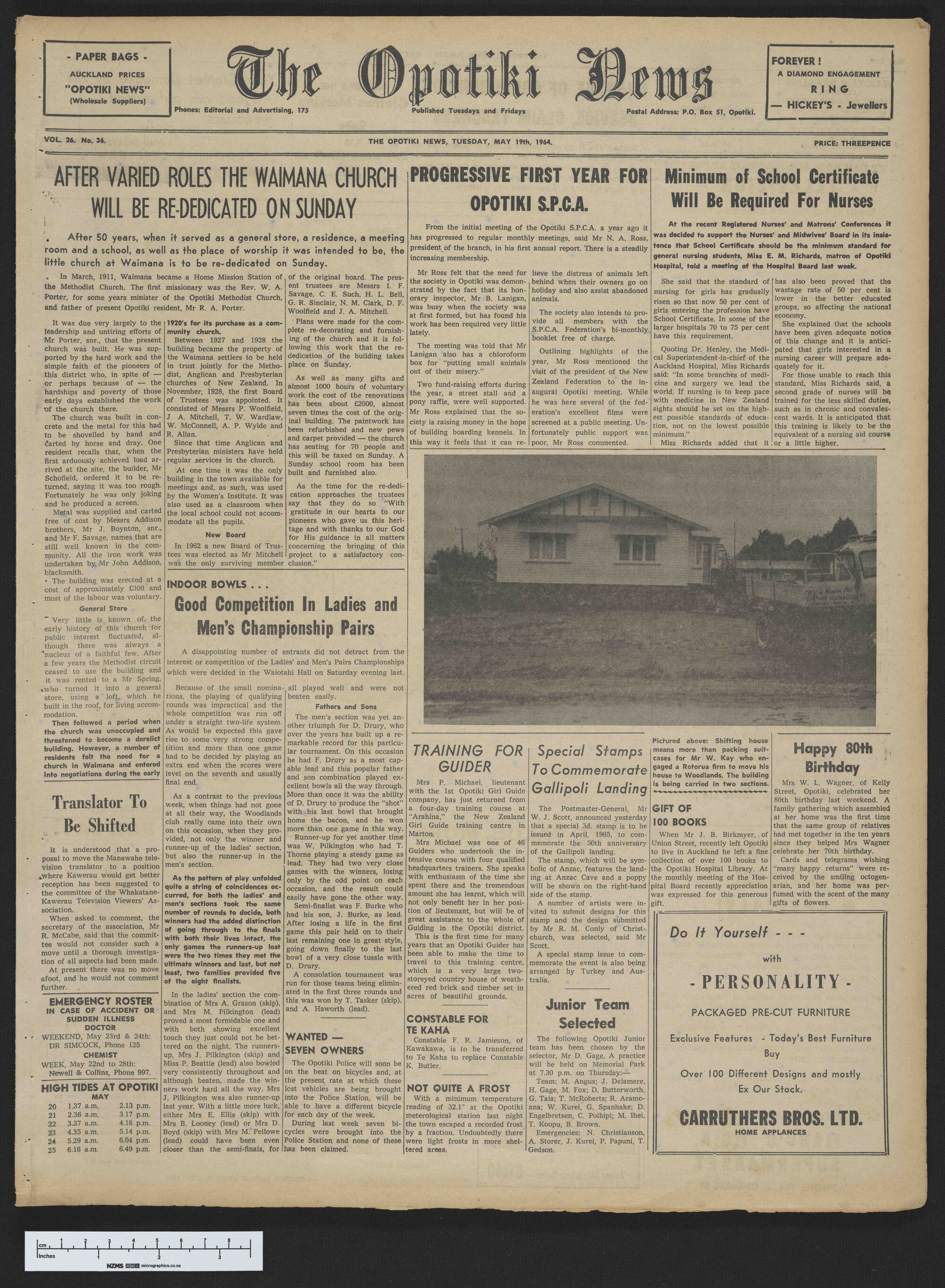 1964-05-19 Opotiki News