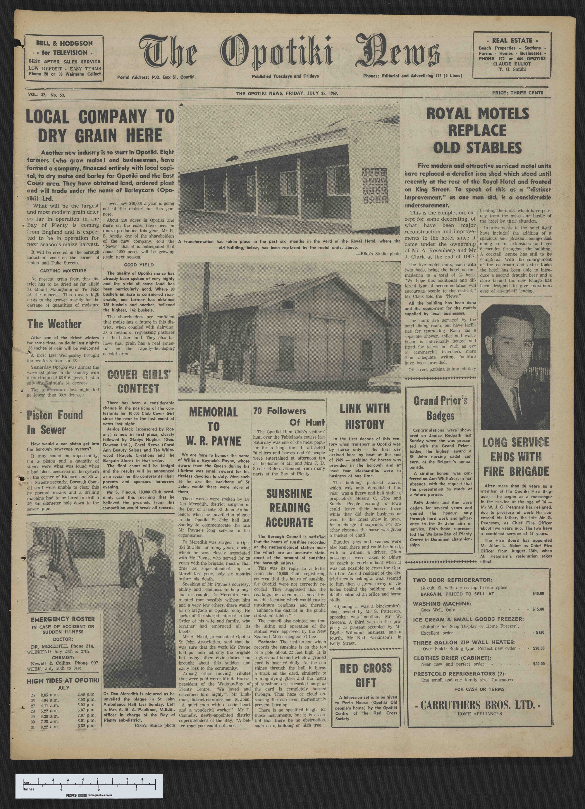 1969-07-25 Opotiki News