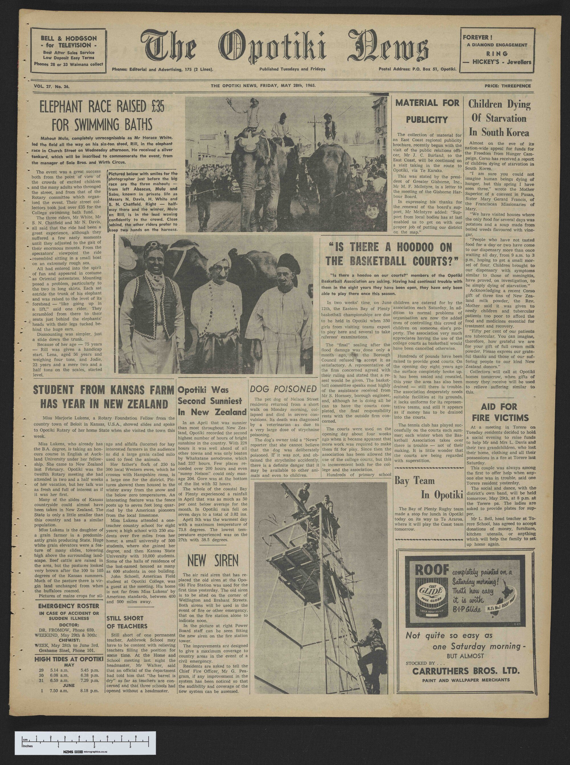 1965-05-28 Opotiki News