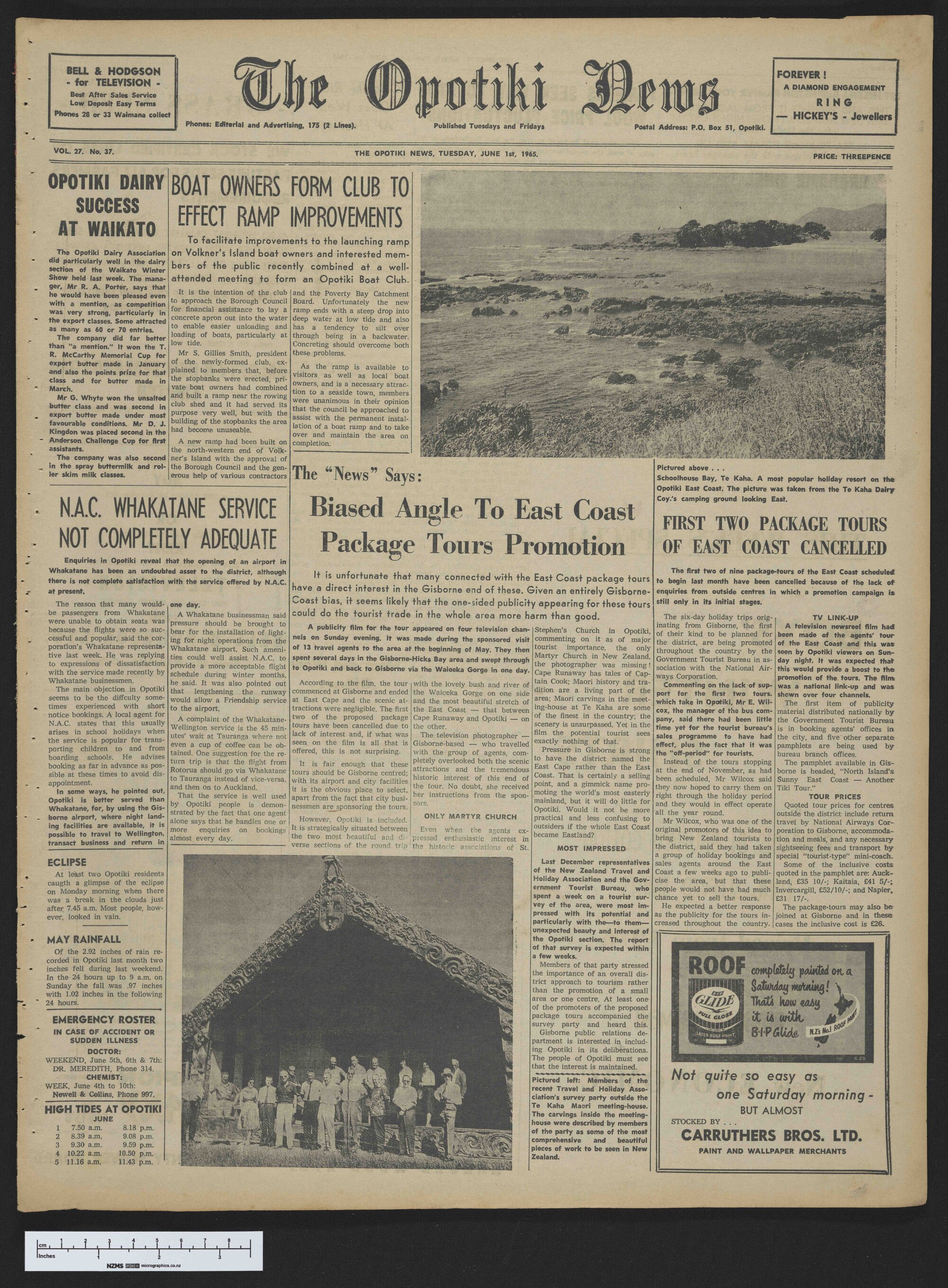 1965-06-01 Opotiki News